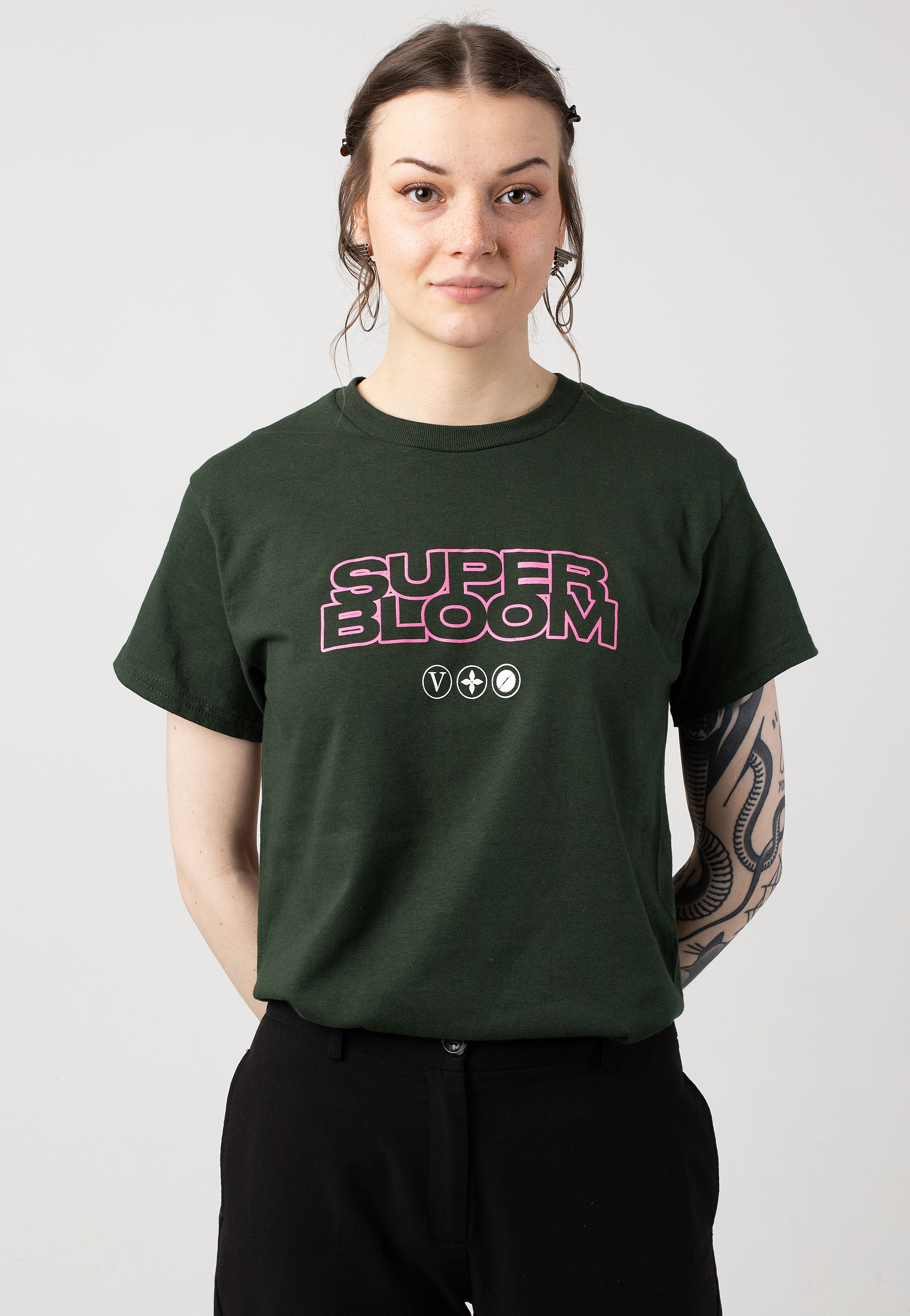 Silent Planet - Superbloom Forest Green - T-Shirt | Women-Image