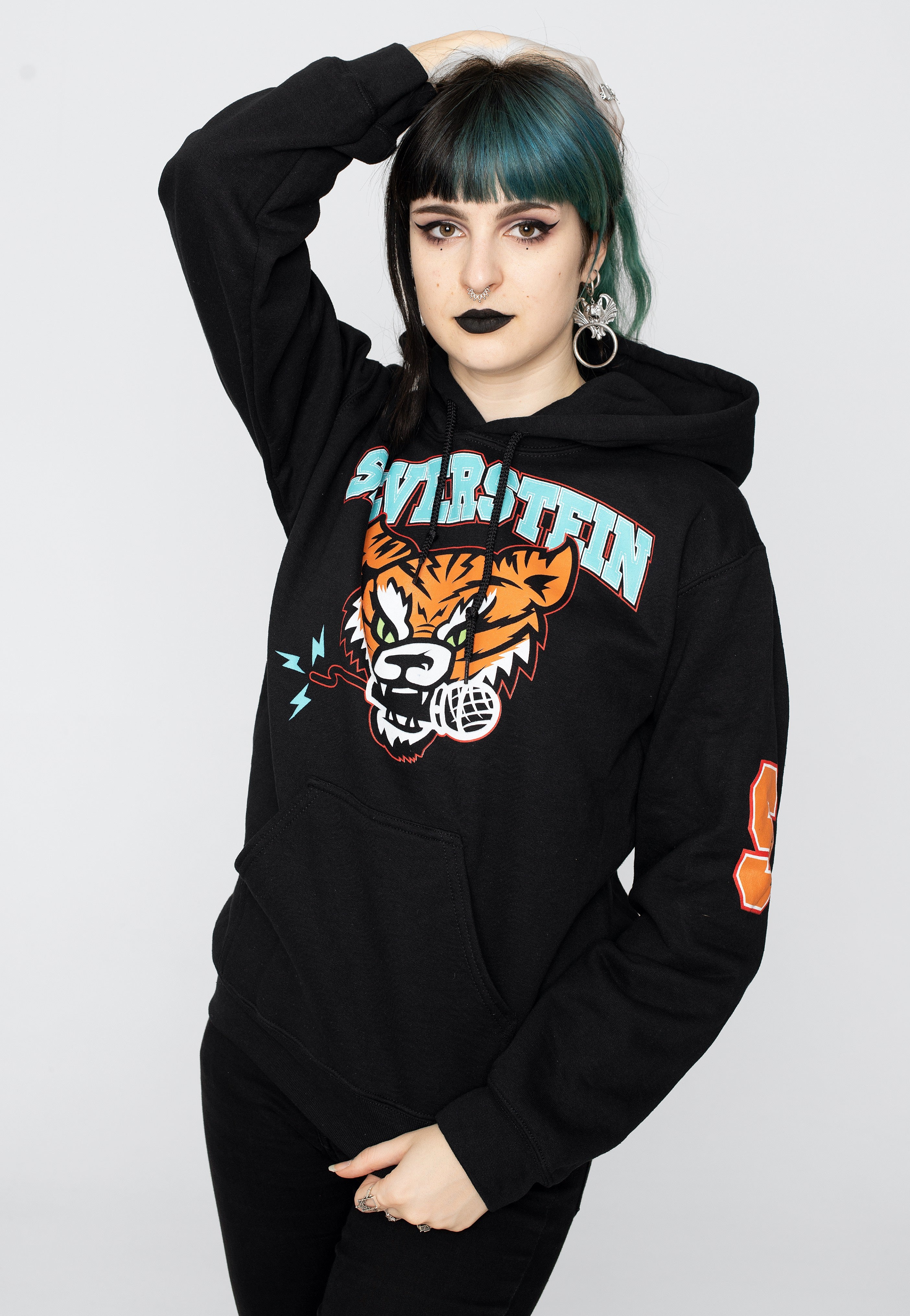 Silverstein - Collegiate Tiger - Hoodie | Women-Image