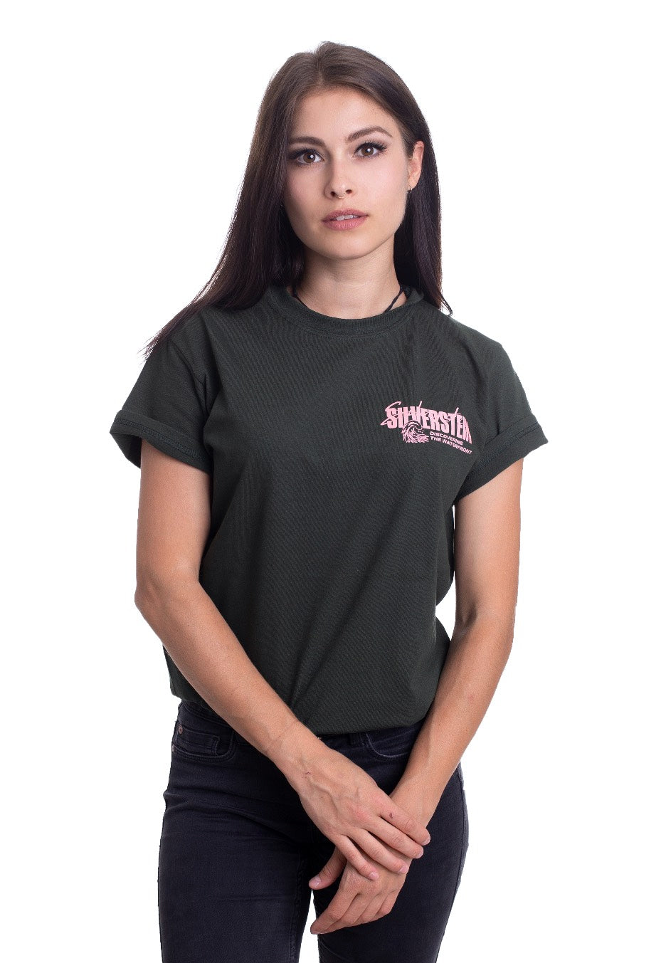 Silverstein - Discovering The Waterfront Forest Green - T-Shirt | Women-Image