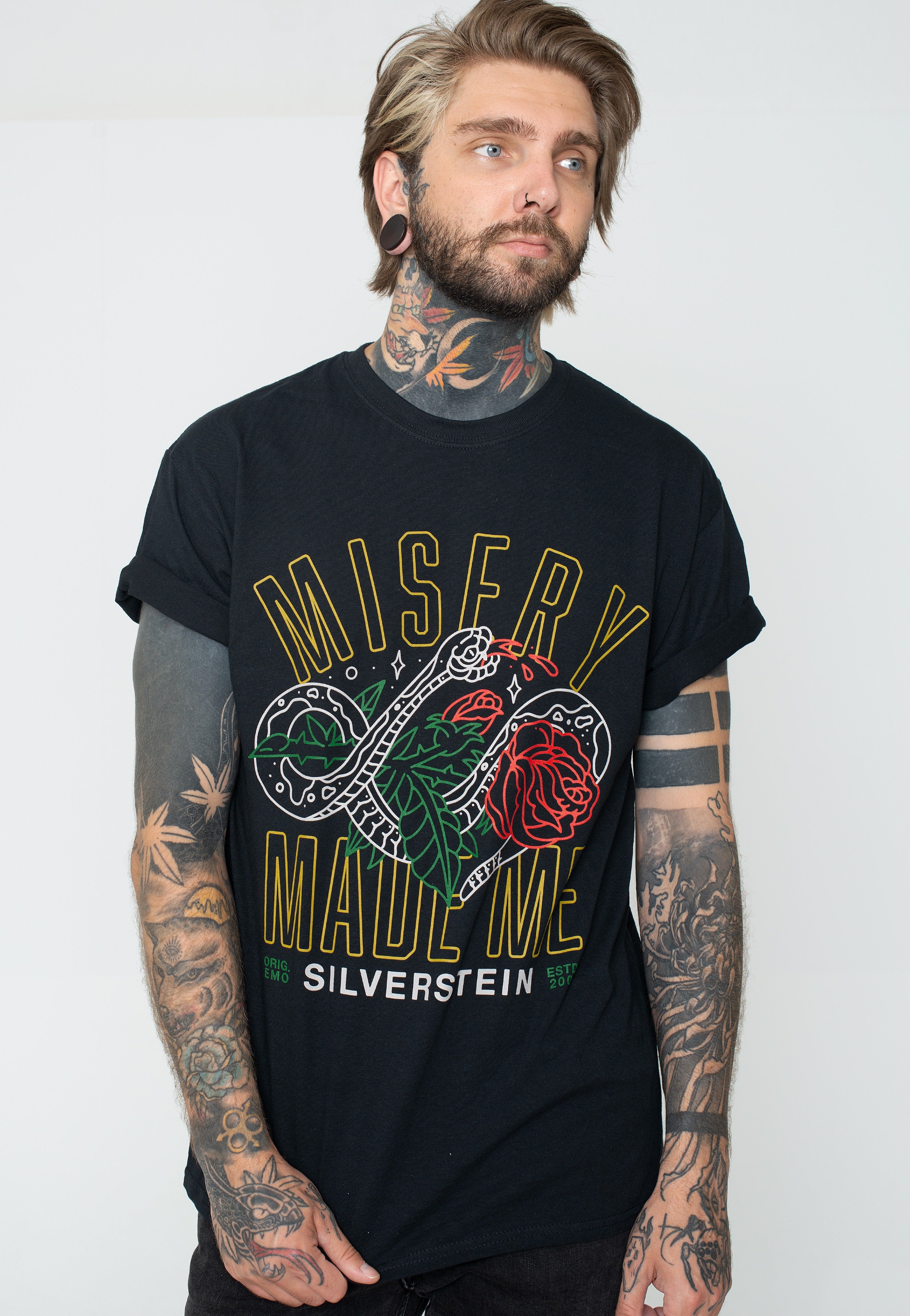 Silverstein - Rose Snake - T-Shirt | Men-Image