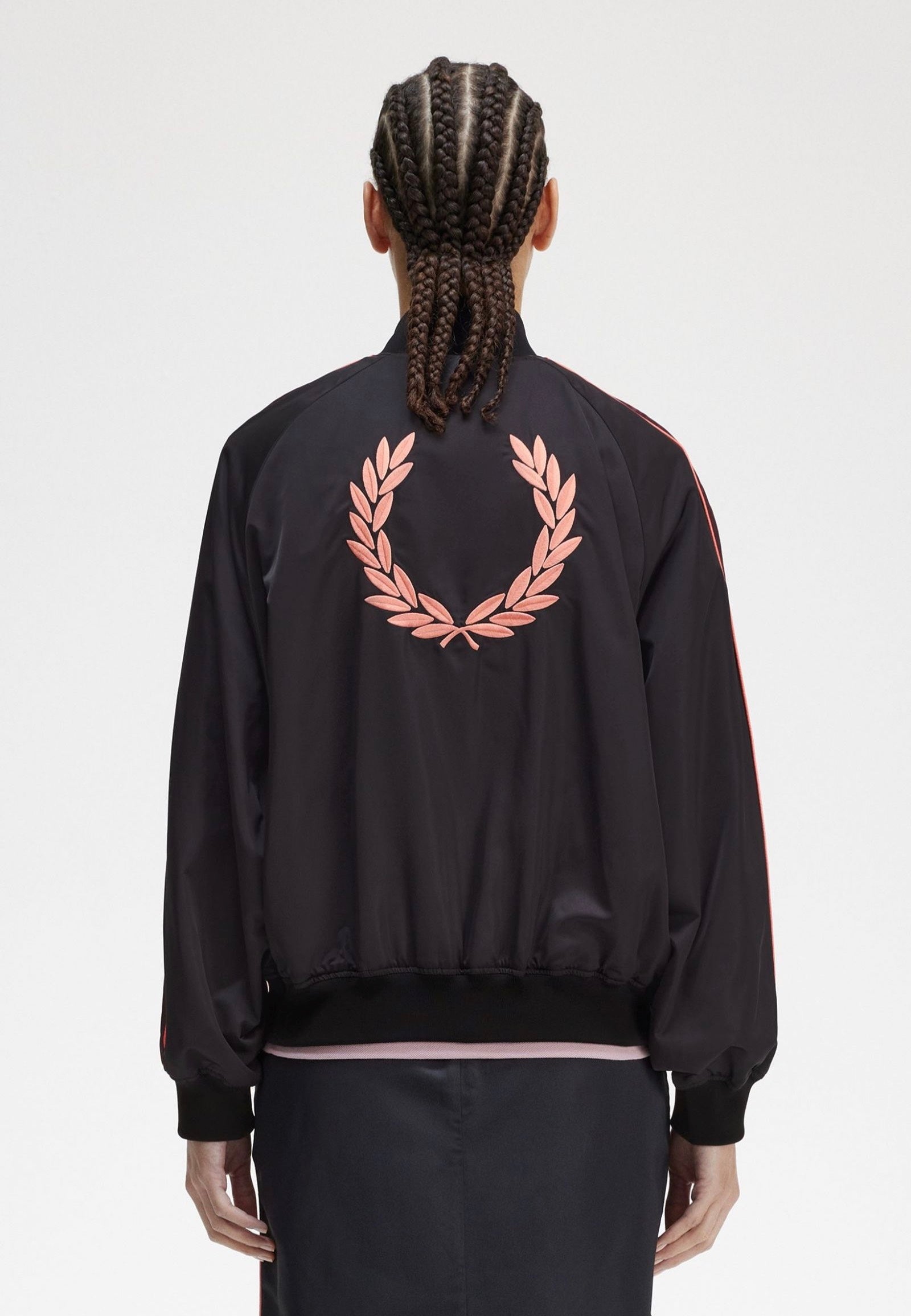 Fred Perry x Amy Winehouse - Printed Lining Bomber Black - Jacket | Women-Image