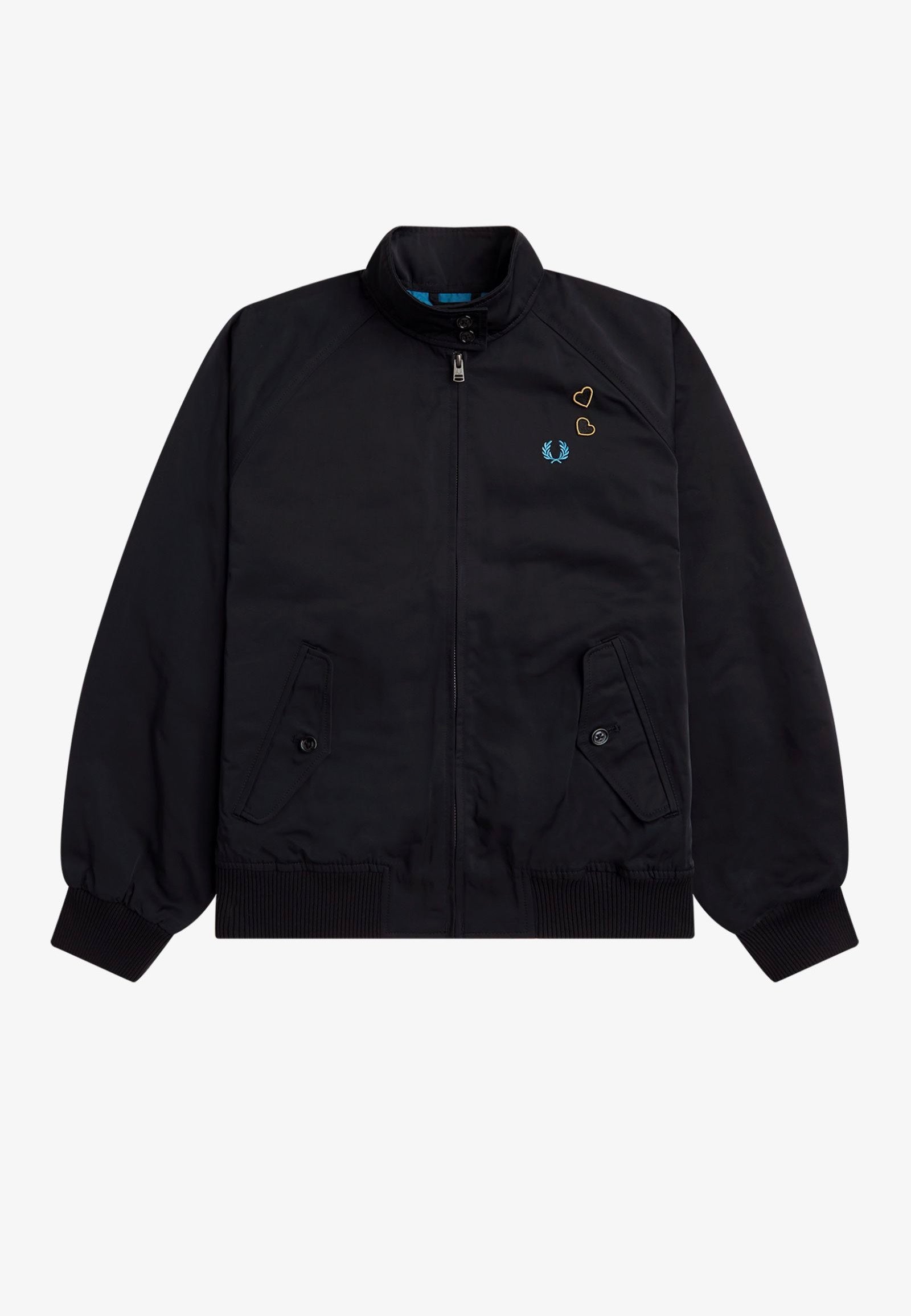 Fred Perry x Amy Winehouse - Laurel Wreath Zip Through Black - Jacket | Women-Image