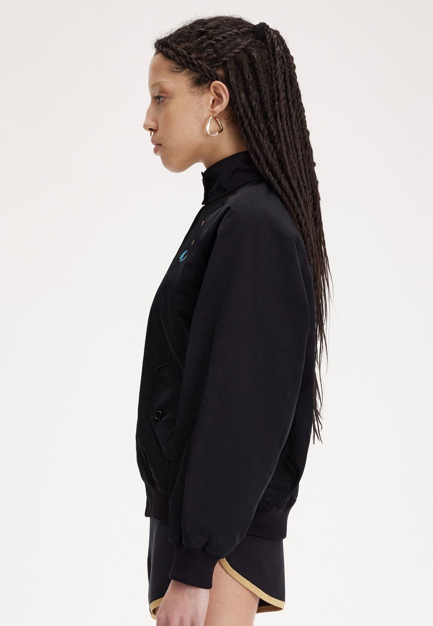 Fred Perry x Amy Winehouse - Laurel Wreath Zip Through Black - Jacket | Women-Image