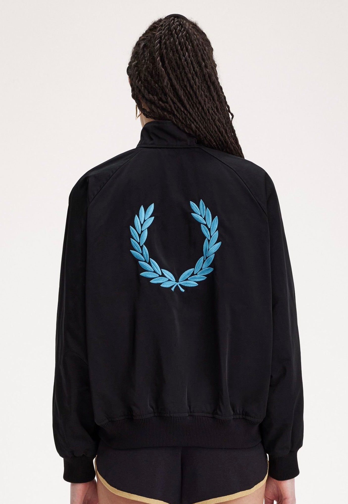 Fred Perry x Amy Winehouse - Laurel Wreath Zip Through Black - Jacket | Women-Image