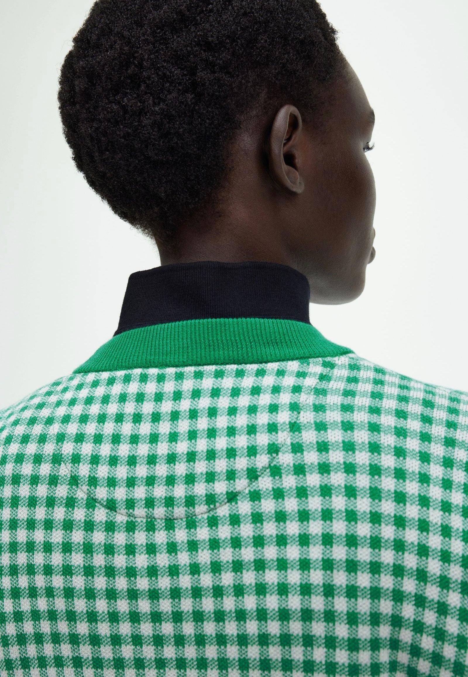 Fred Perry x Amy Winehouse - Gingham Fred Perry Green - Pullover | Women-Image