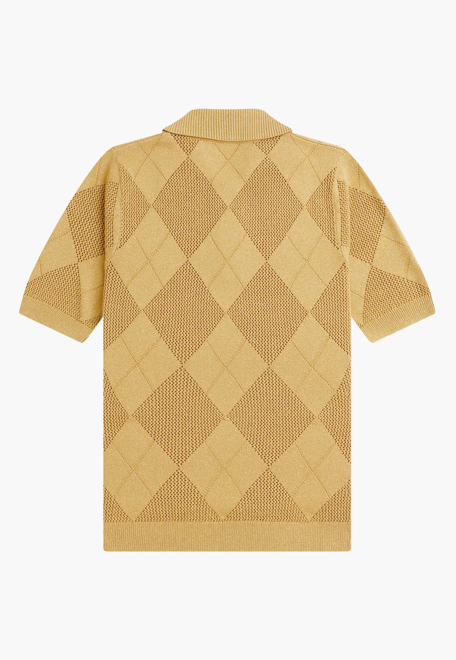 Fred Perry x Amy Winehouse - Argyle Knitted 1964 Gold - Polo | Women-Image