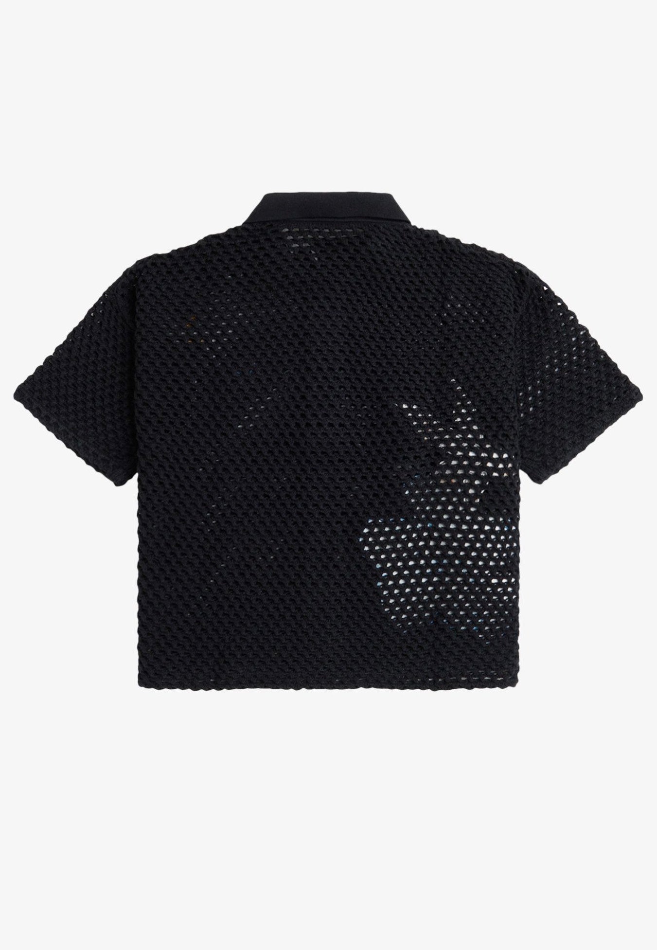 Fred Perry x Amy Winehouse - Embroidered Open Knit Black - Shirt | Women-Image