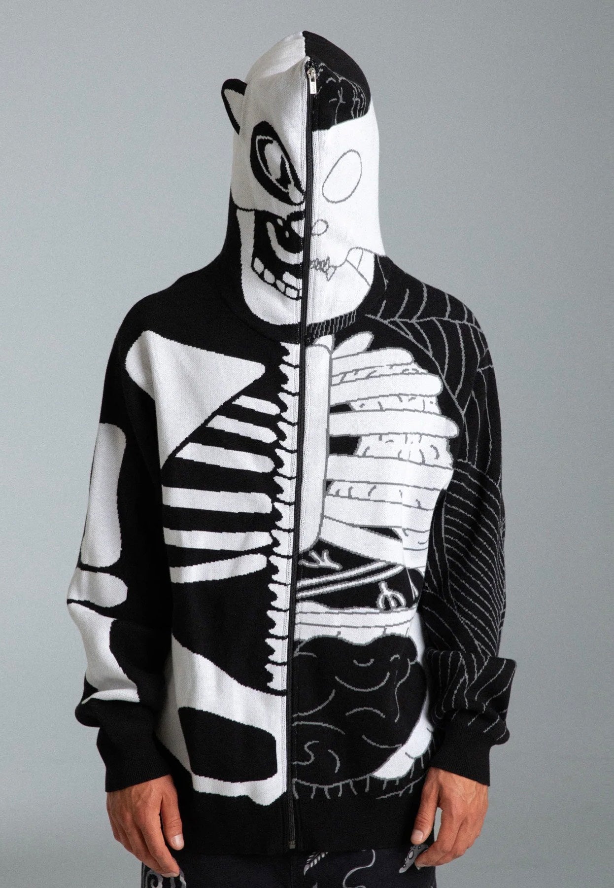 RIPNDIP - Skelly Nerm Black/White - Zipper | Men-Image