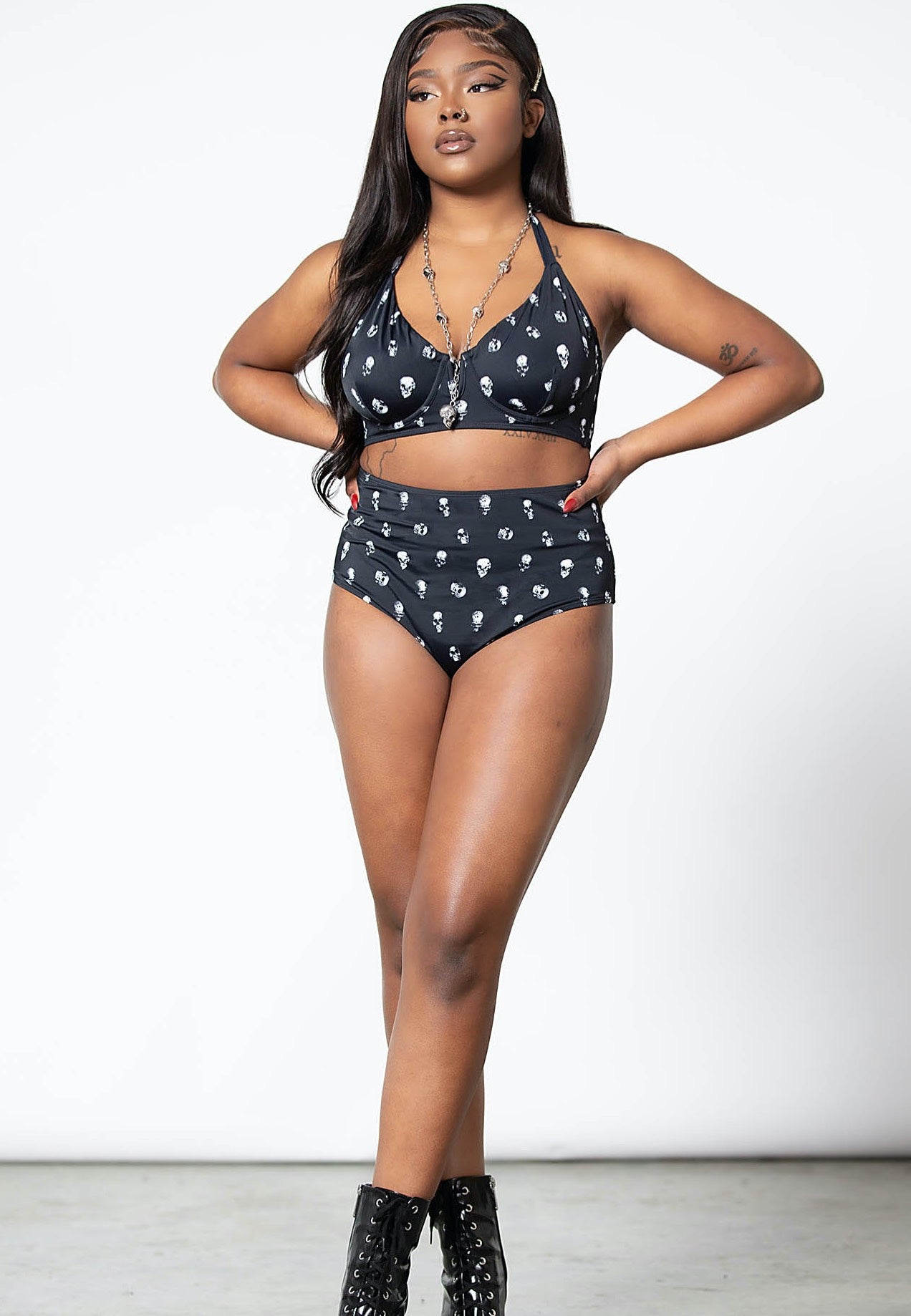 Killstar - Skulls 2 Piece Black - Bikini | Women-Image