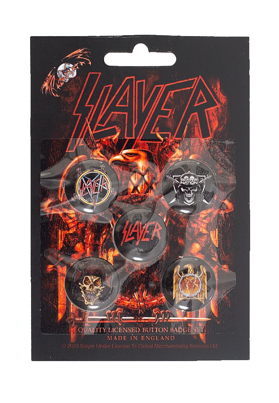 Slayer - Eagle Pack Of 5 - Button Set | Neutral-Image