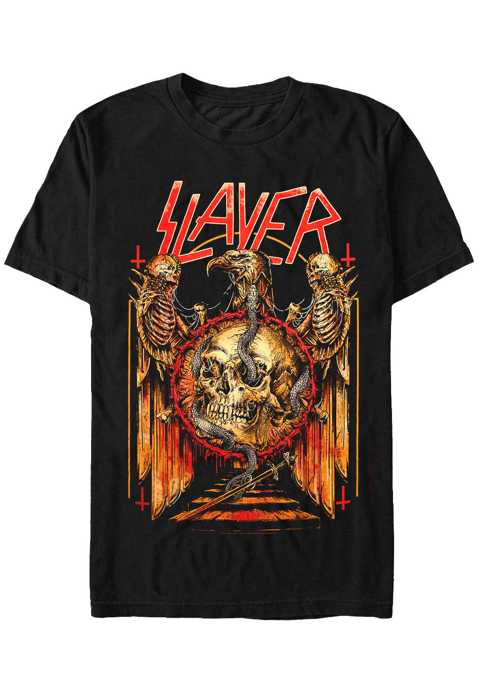 Slayer - Eagle & Serpent - T-Shirt | Neutral-Image