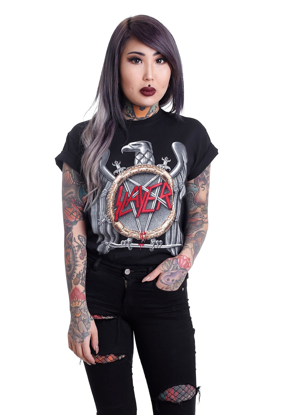 Slayer - Silver Eagle - T-Shirt | Women-Image