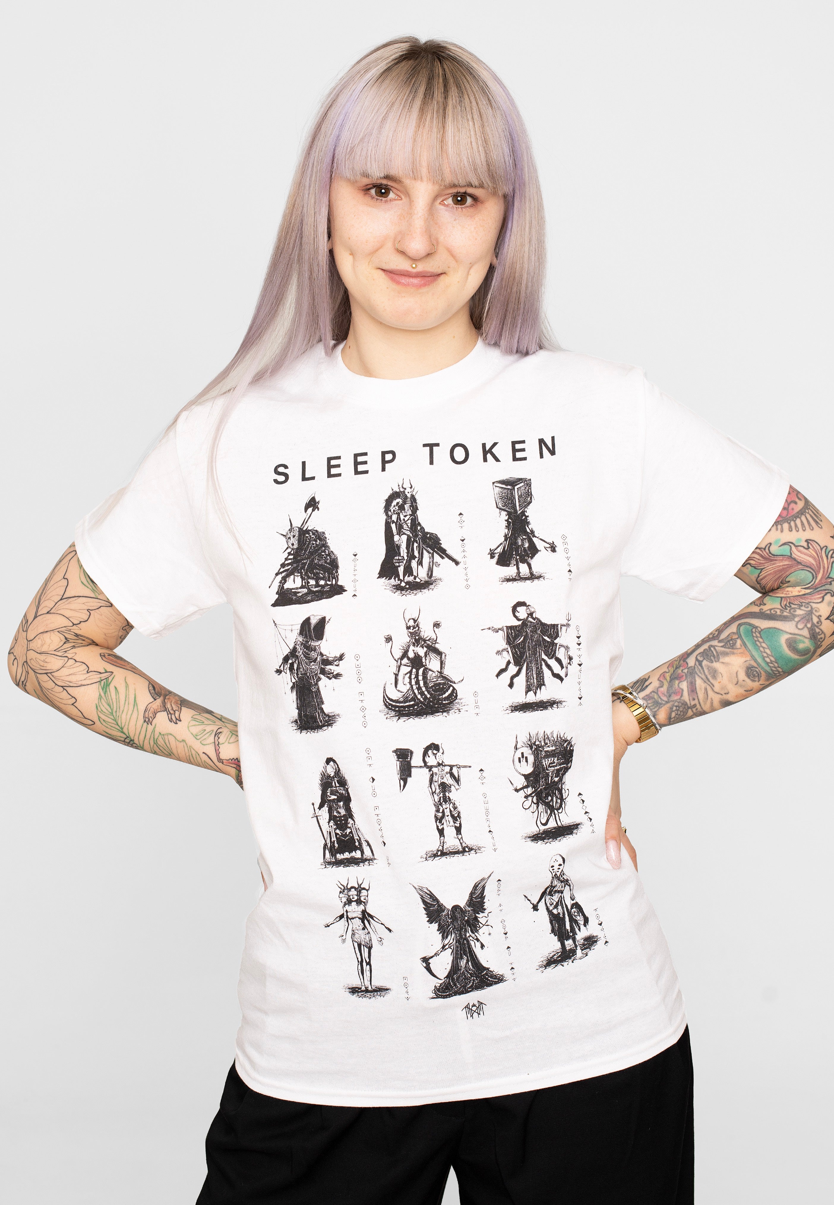 Sleep Token - Chart White - T-Shirt | Women-Image