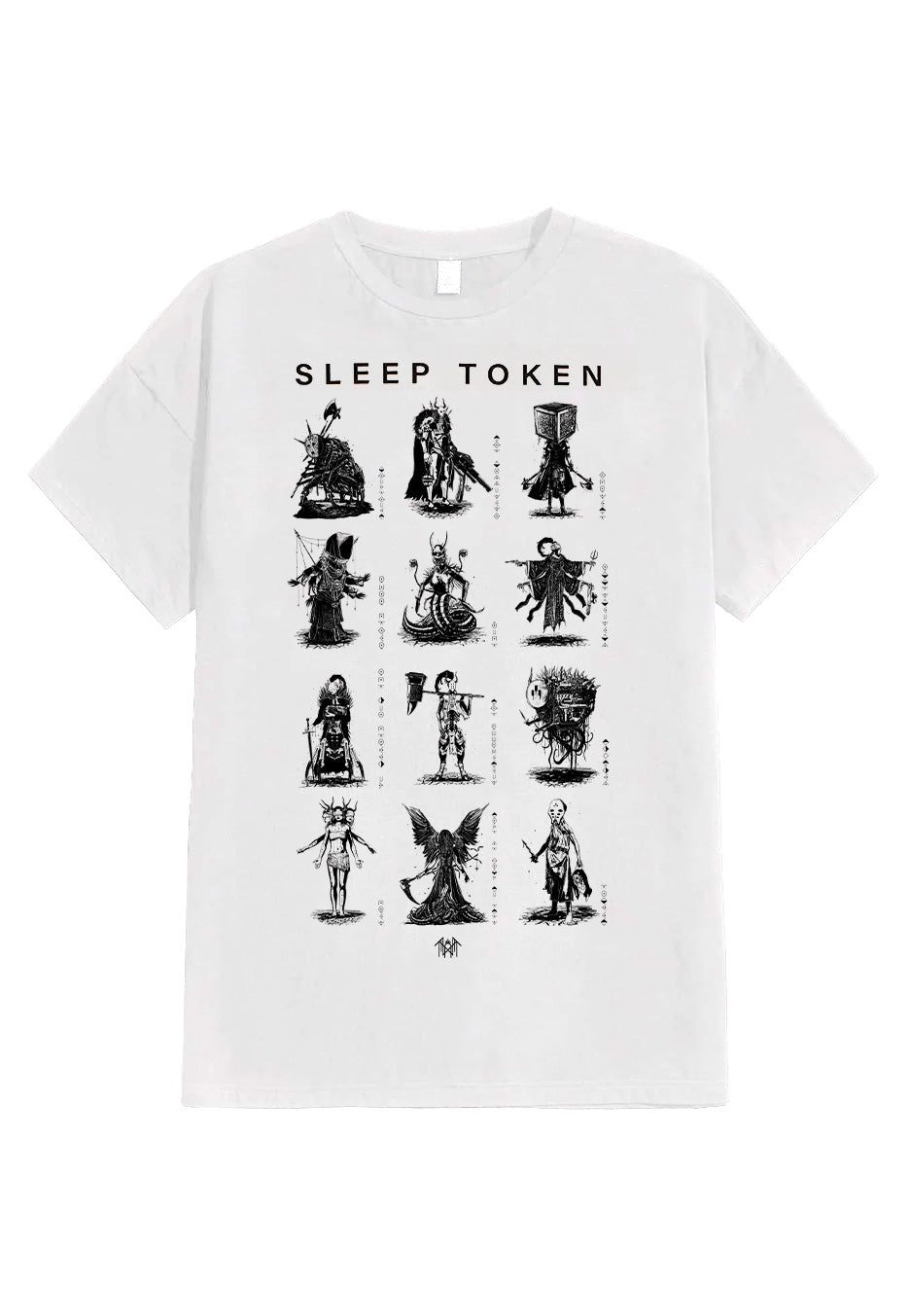 Sleep Token - Chart White - T-Shirt | Neutral-Image