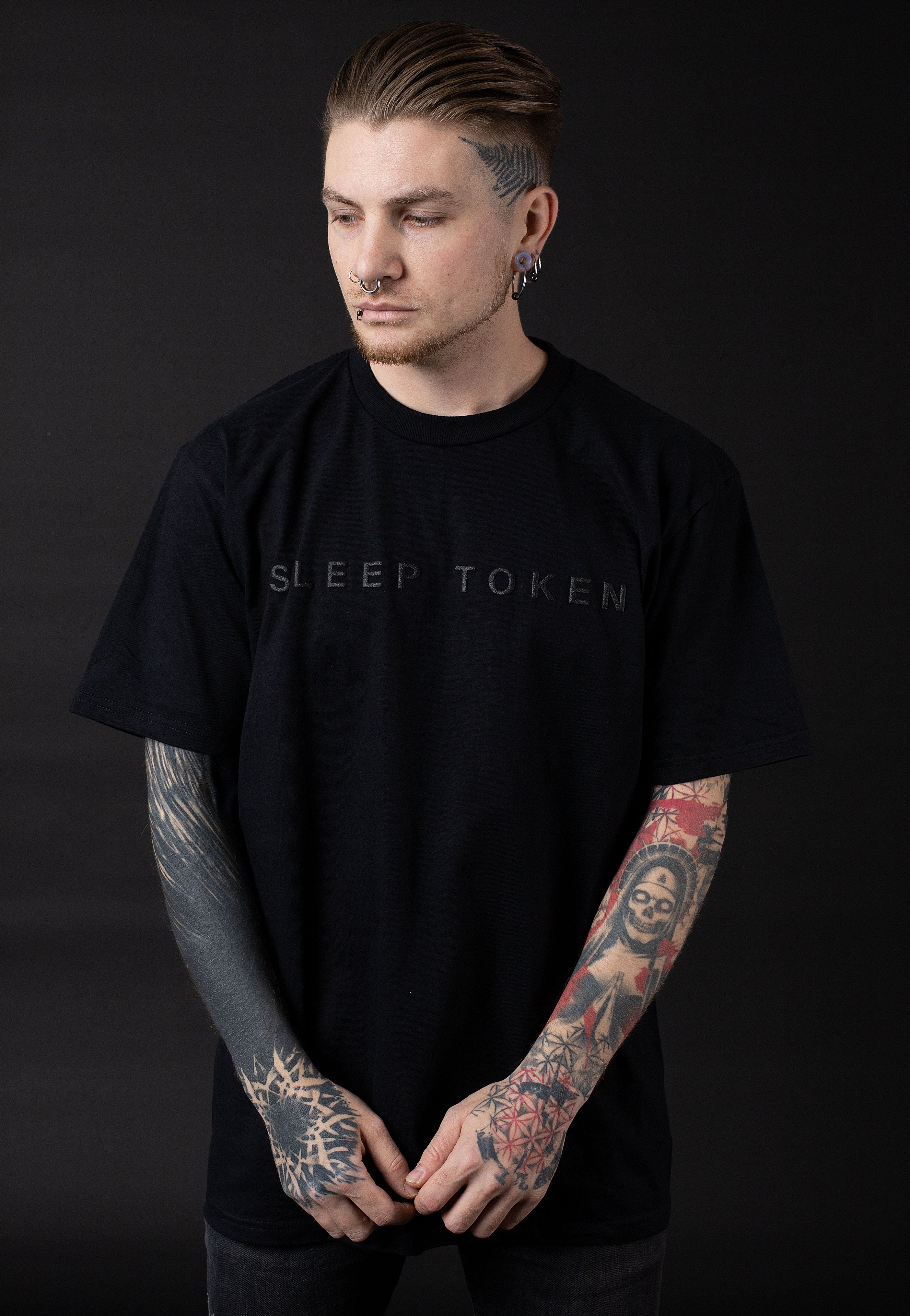 Sleep Token - Emblem Limited Black On Black - T-Shirt | Men-Image