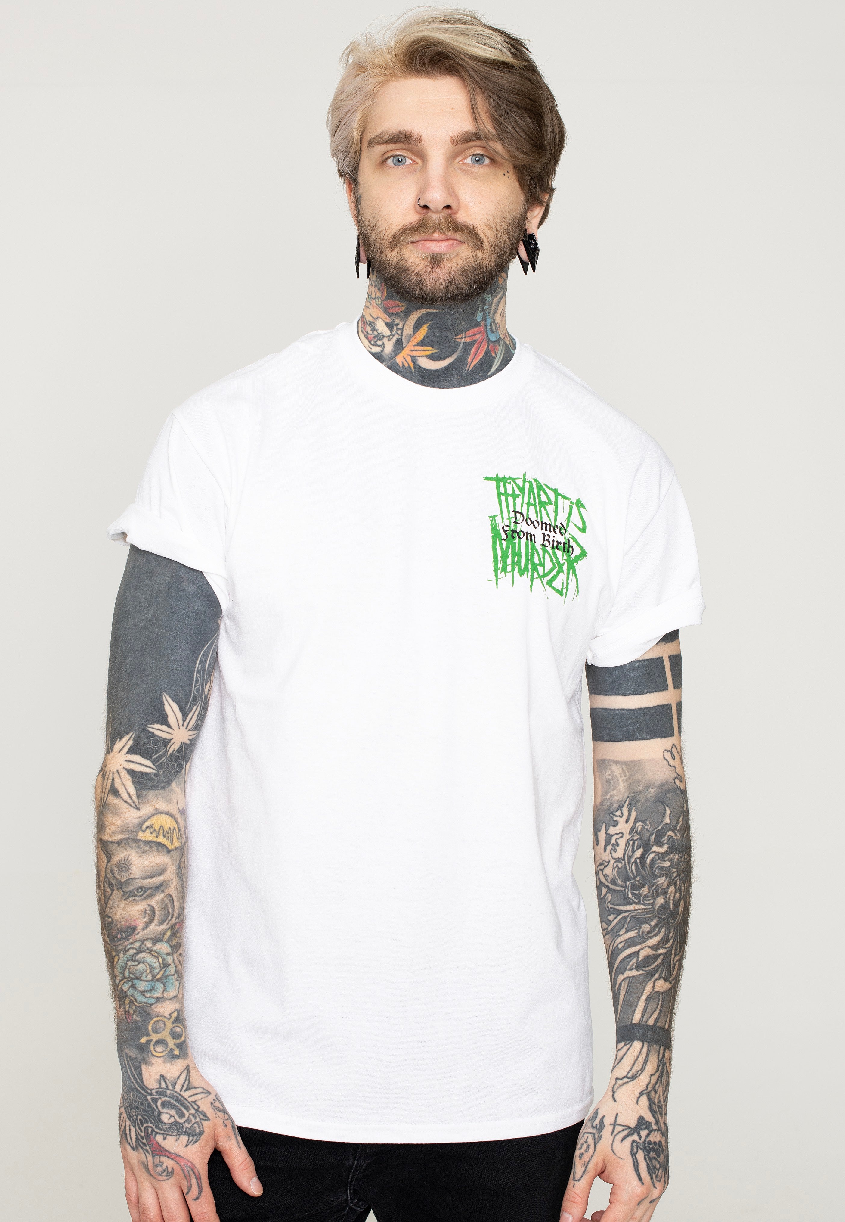 Thy Art Is Murder - Leaf White - T-Shirt | Men-Image