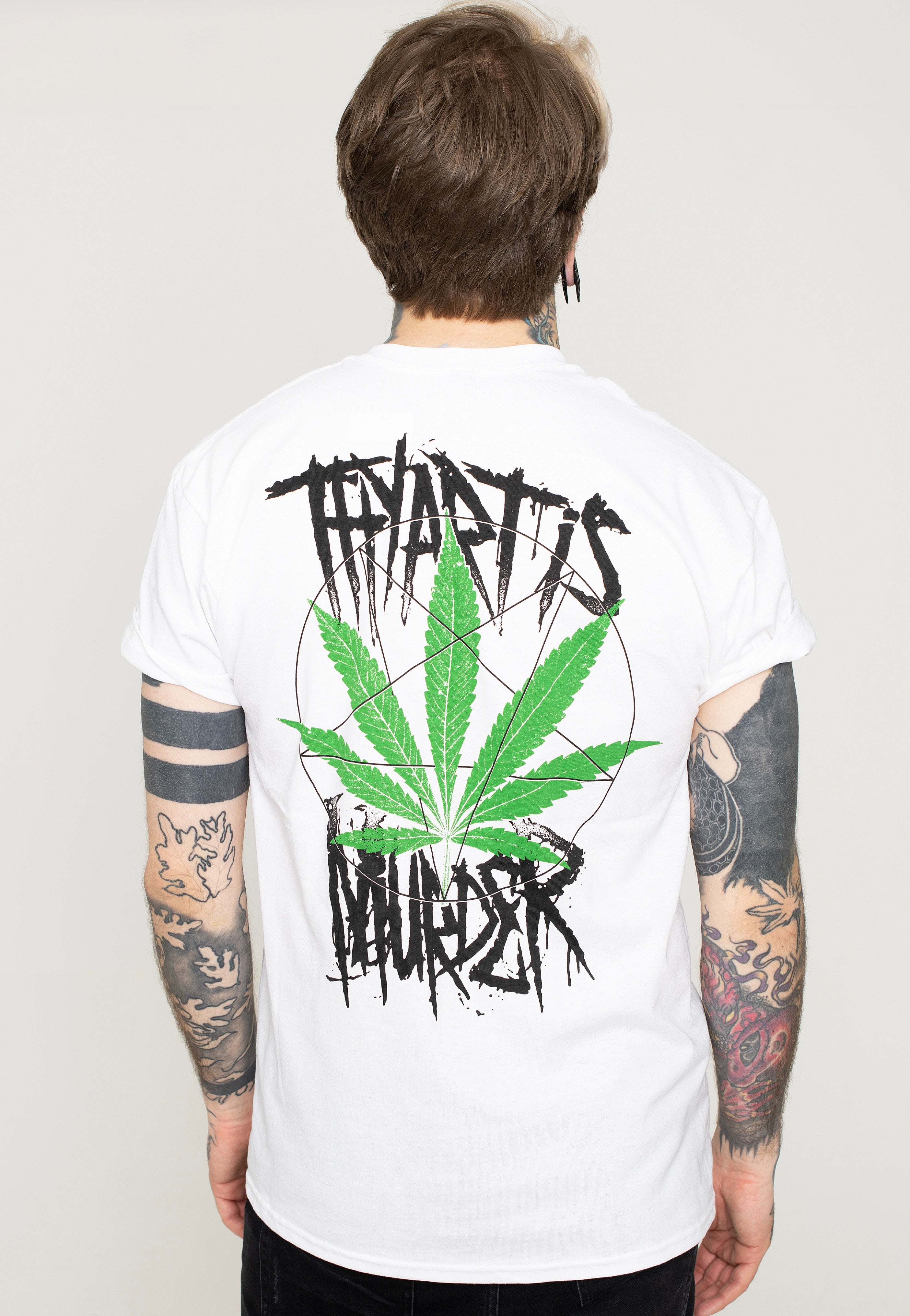 Thy Art Is Murder - Leaf White - T-Shirt | Men-Image