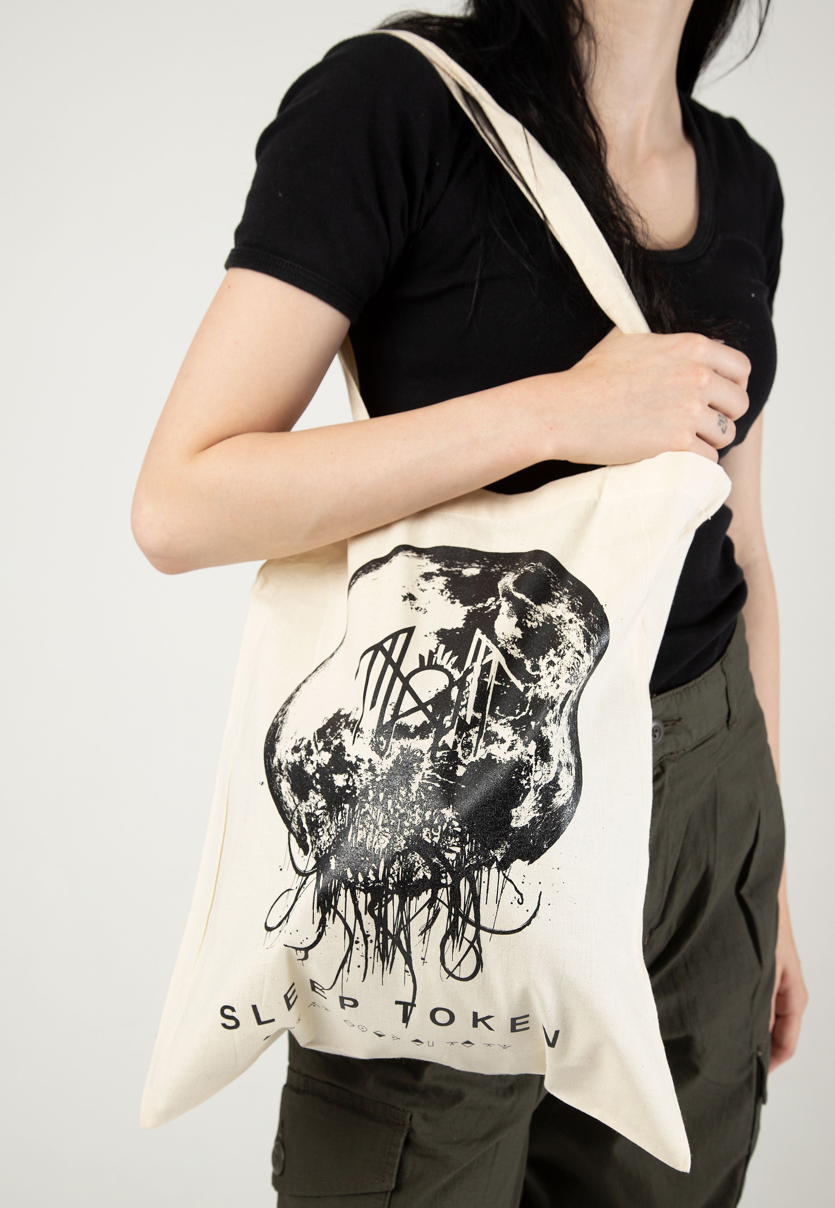 Sleep Token - Take Me Back To Eden Natural - Tote Bag | Neutral-Image