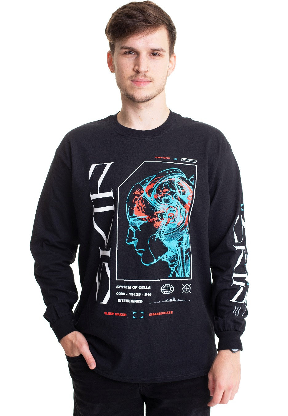 Sleep Waker - System Of Cells - Longsleeve | Men-Image