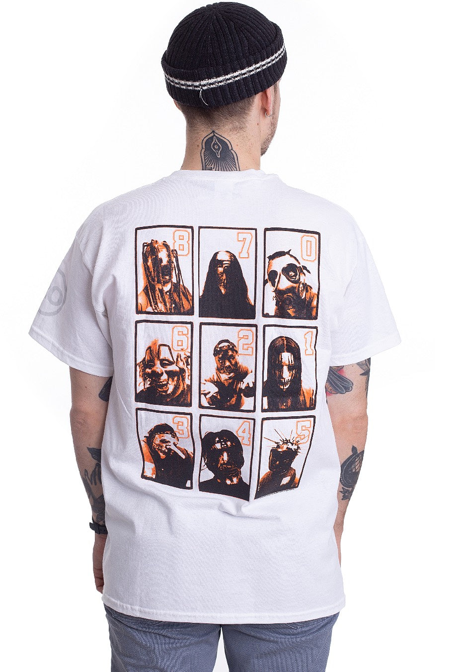 Slipknot - 20th Anniversary Card White - T-Shirt | Men-Image