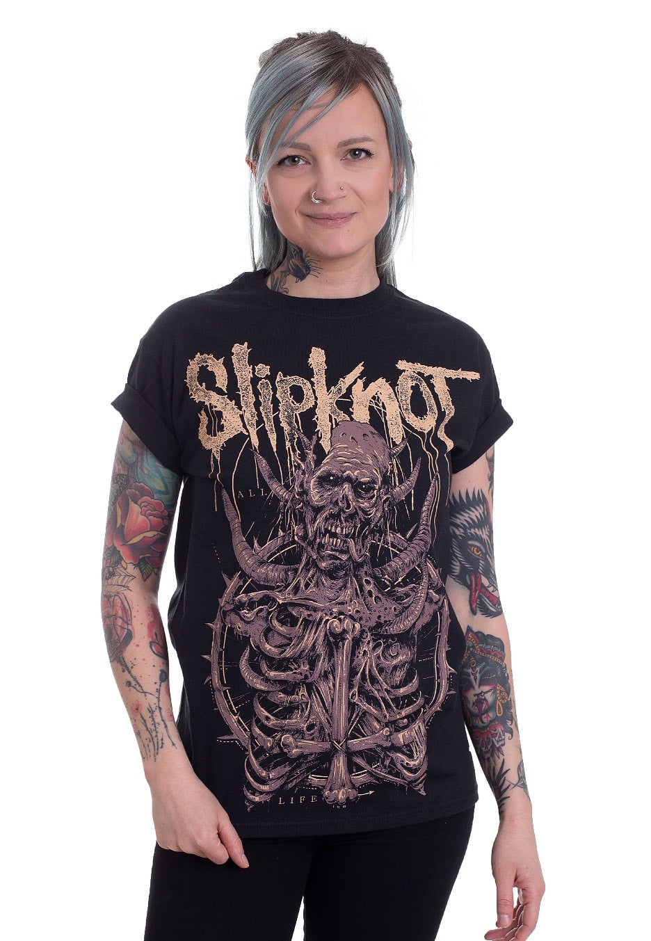 Slipknot - All Out Life Skeleton - T-Shirt | Women-Image