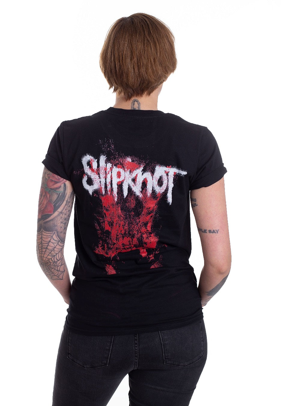 Slipknot - Devil Single Logo Blur - T-Shirt | Women-Image