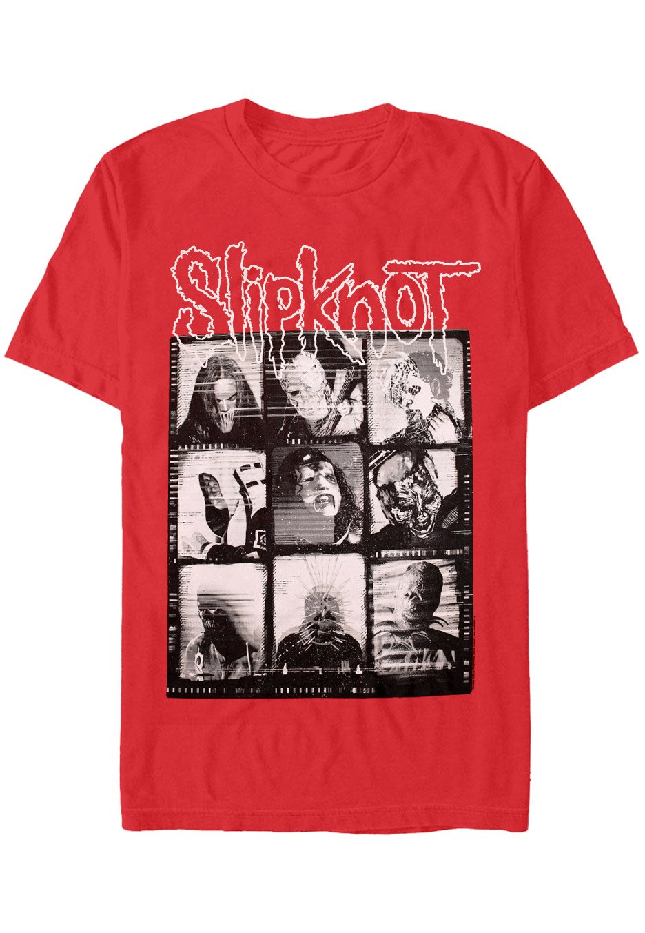 Slipknot - Grid Photo Red - T-Shirt | Neutral-Image