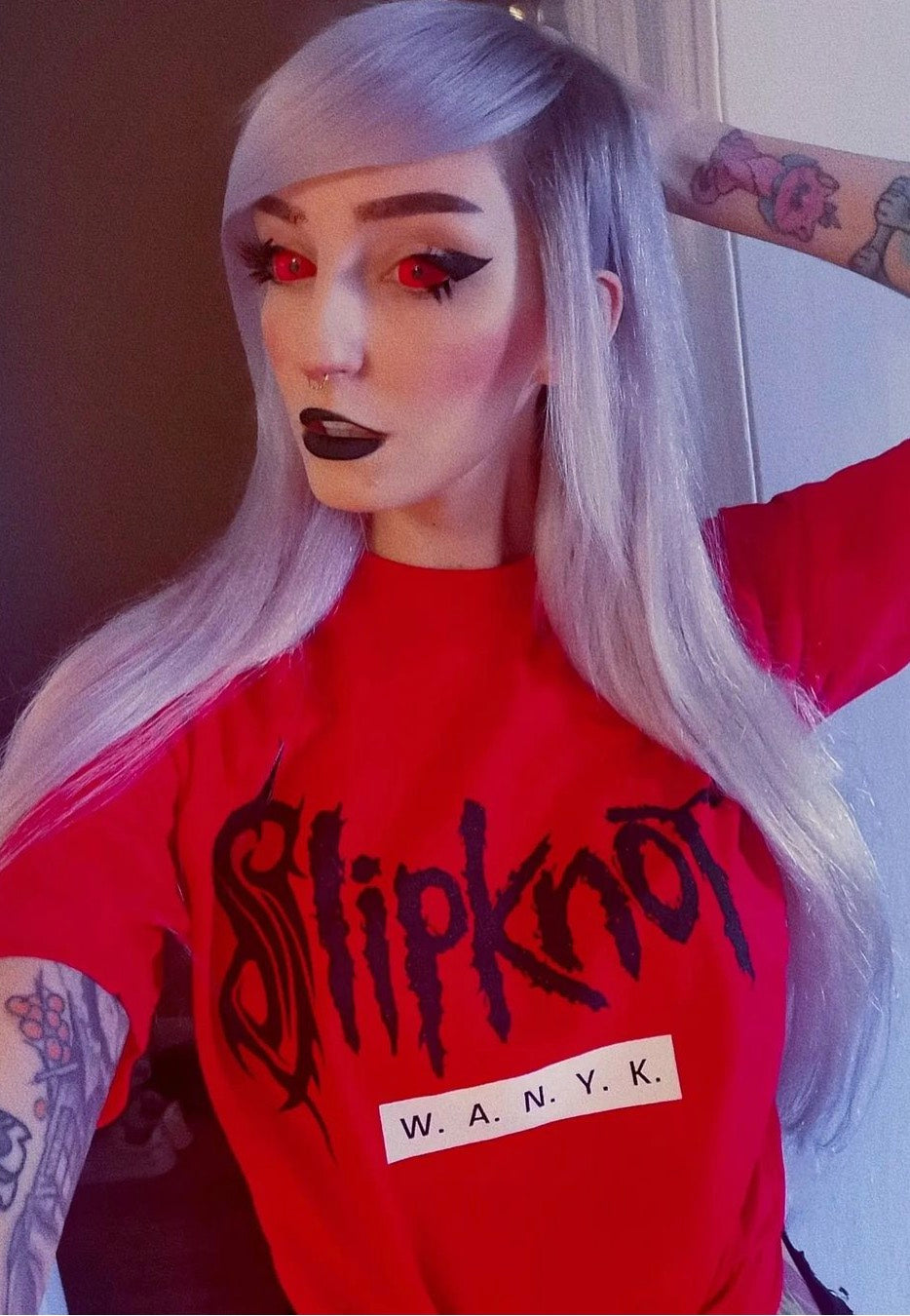 Slipknot - WANYK Red - T-Shirt | Women-Image