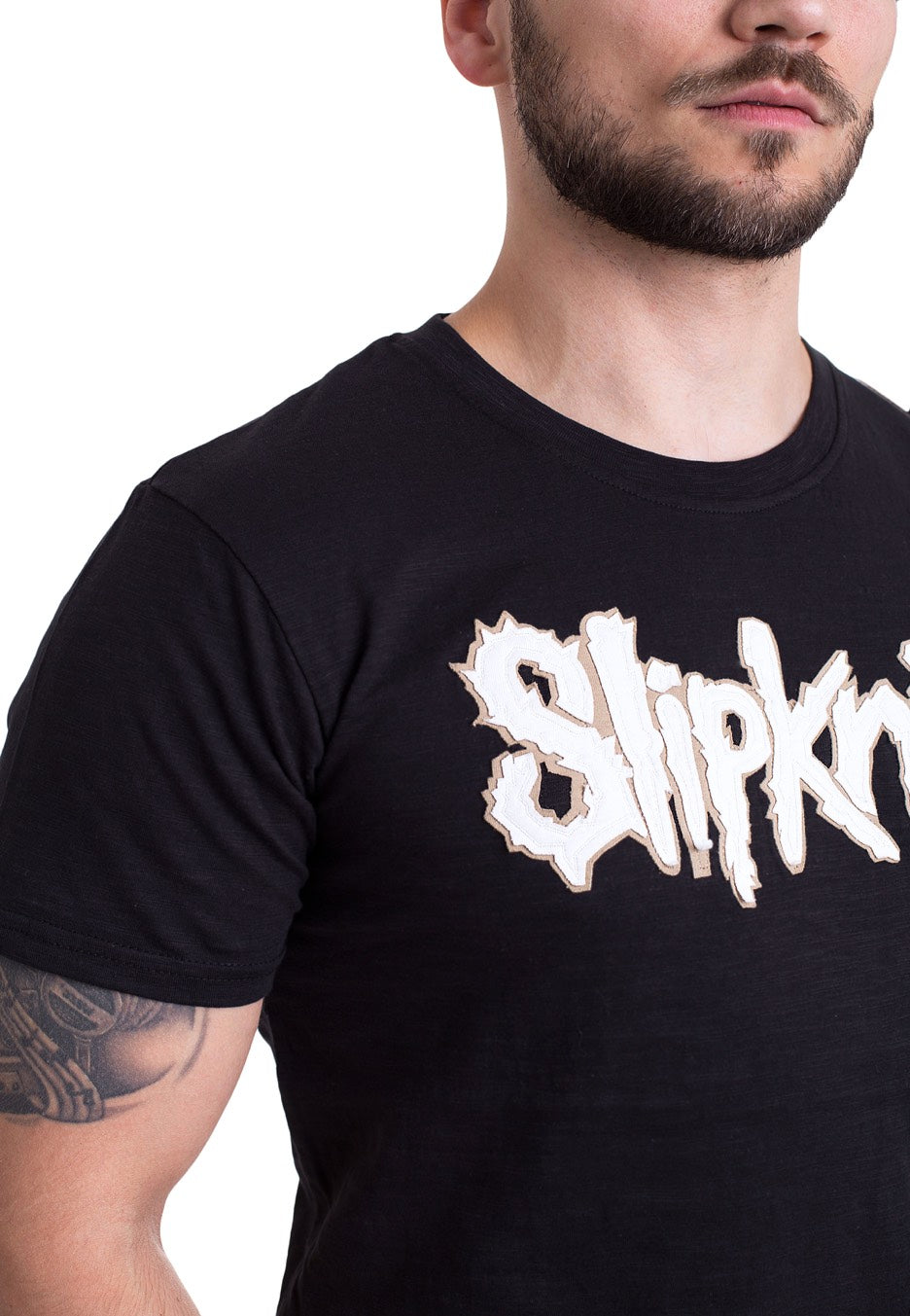 Slipknot - Logo & Star Applique - T-Shirt | Men-Image