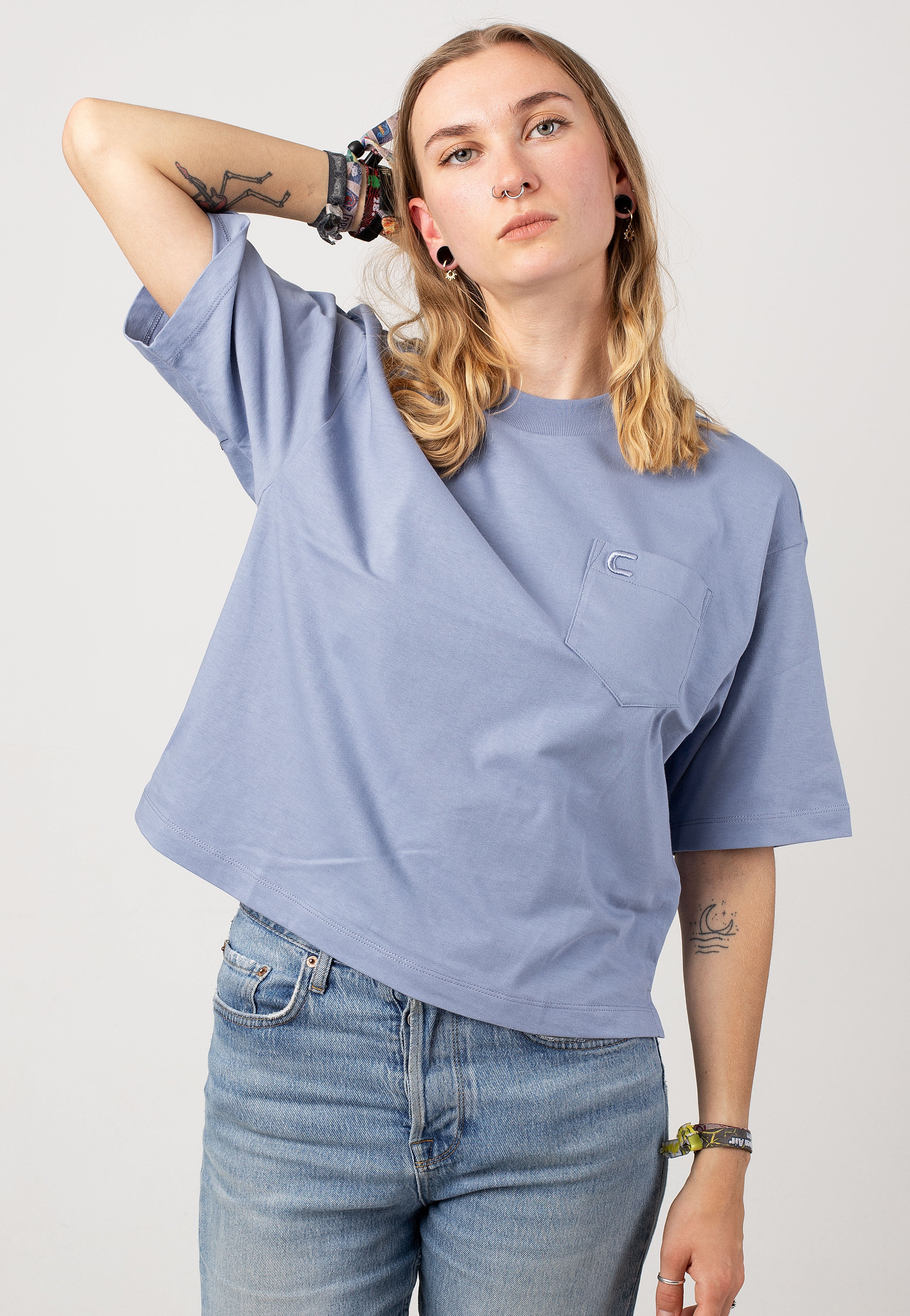 Carhartt WIP - W' Colber Charm Blue - T-Shirt | Women-Image