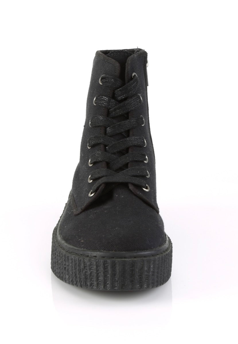 DemoniaCult - Sneeker 201 Black Canvas  - Shoes | Men-Image