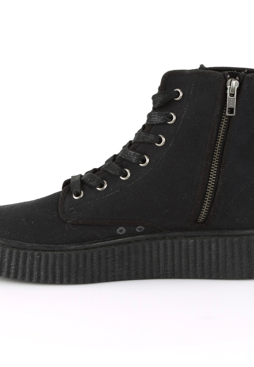 DemoniaCult - Sneeker 201 Black Canvas  - Shoes | Men-Image