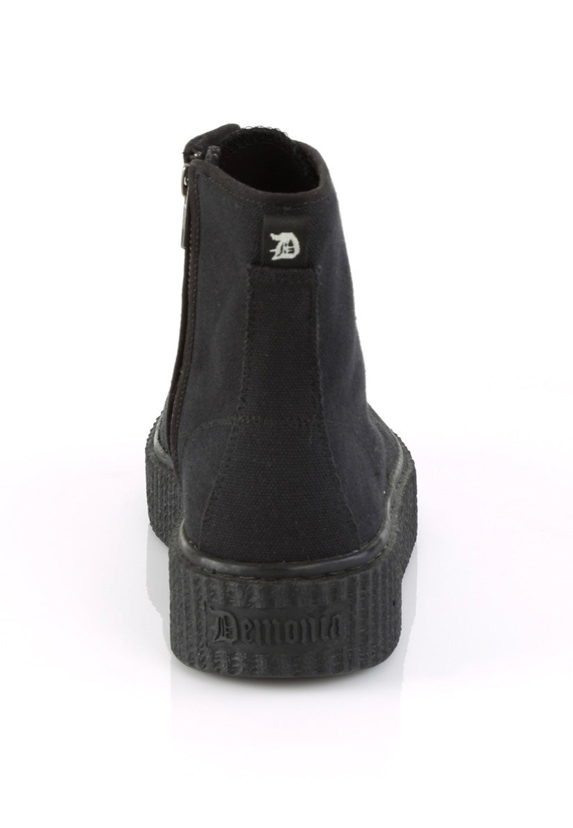 DemoniaCult - Sneeker 201 Black Canvas  - Shoes | Men-Image