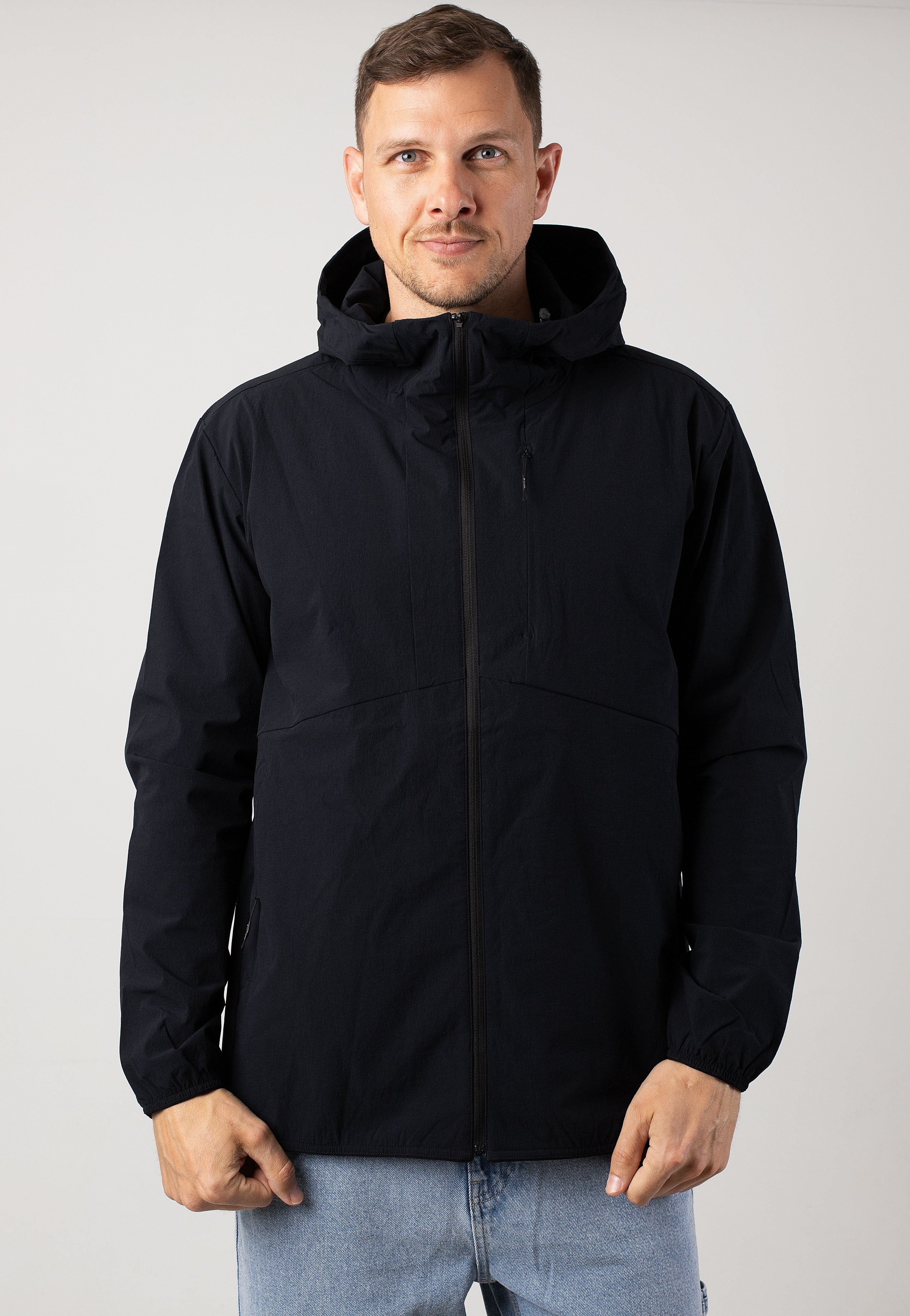 Snow Peak - Active Comfort Zip Up Black - Jacket | Men-Image