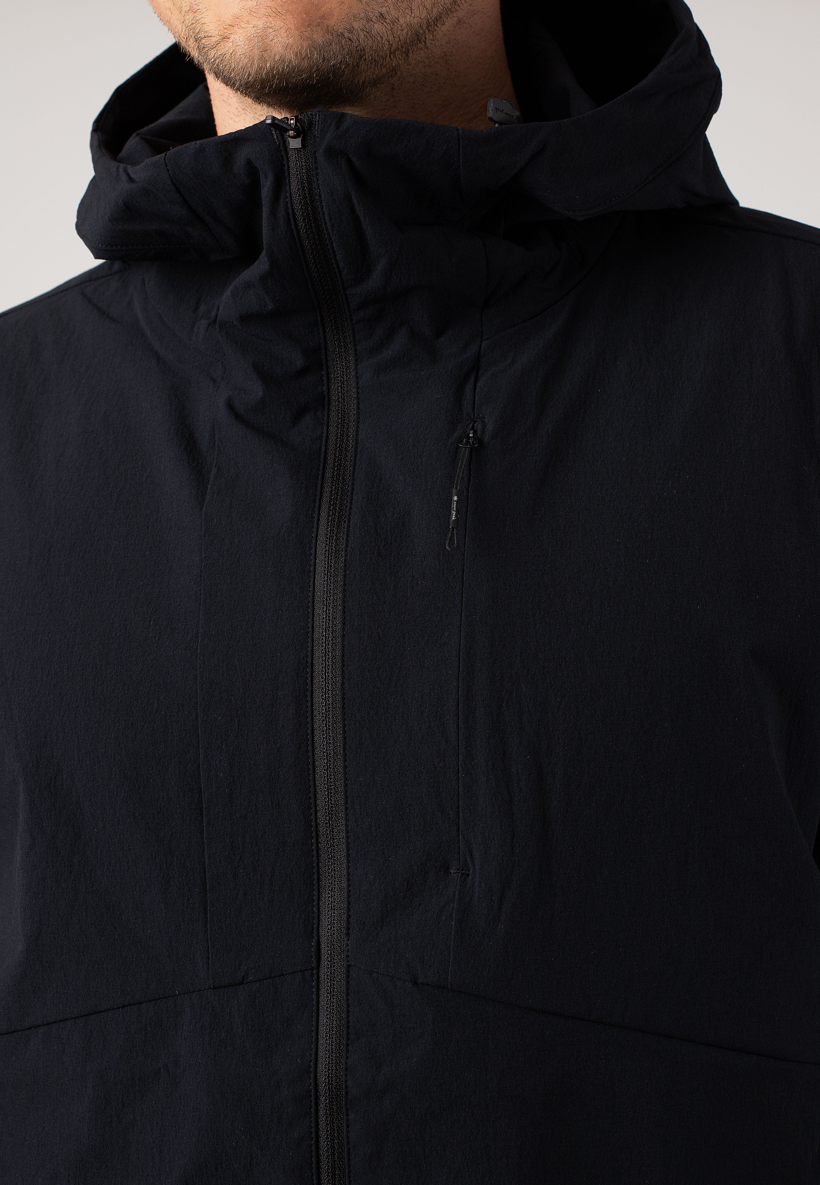 Snow Peak - Active Comfort Zip Up Black - Jacket | Men-Image