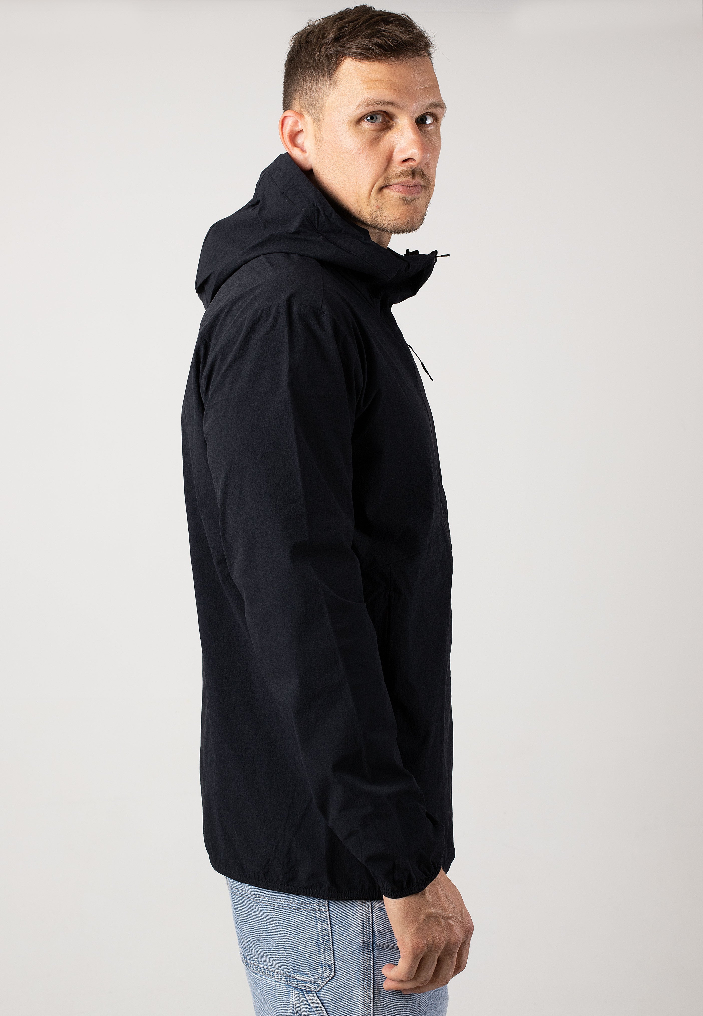 Snow Peak - Active Comfort Zip Up Black - Jacket | Men-Image