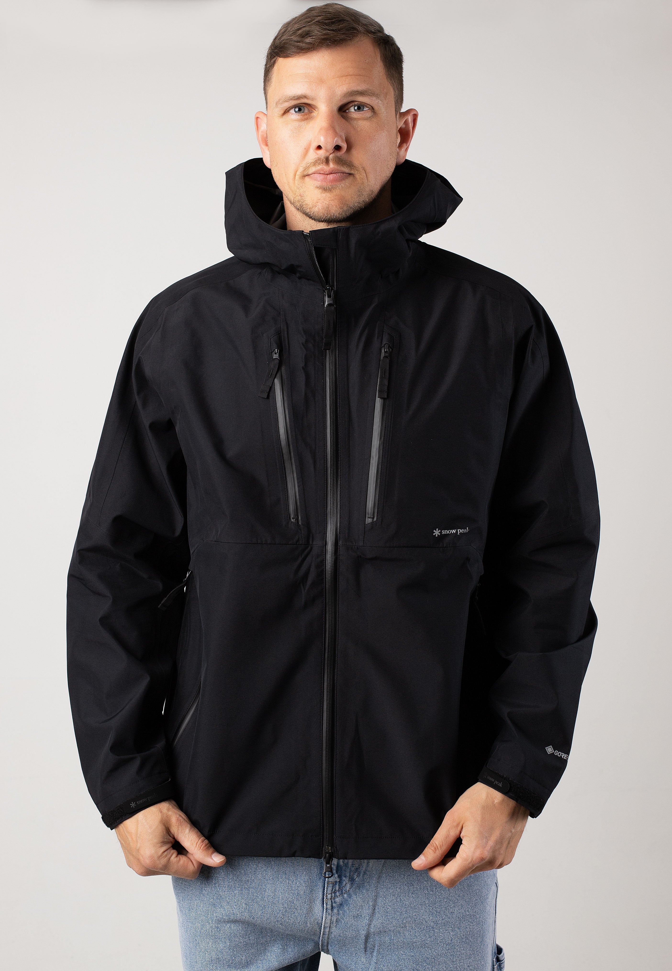 Snow Peak - Gore Tex Black - Windbreaker | Men-Image