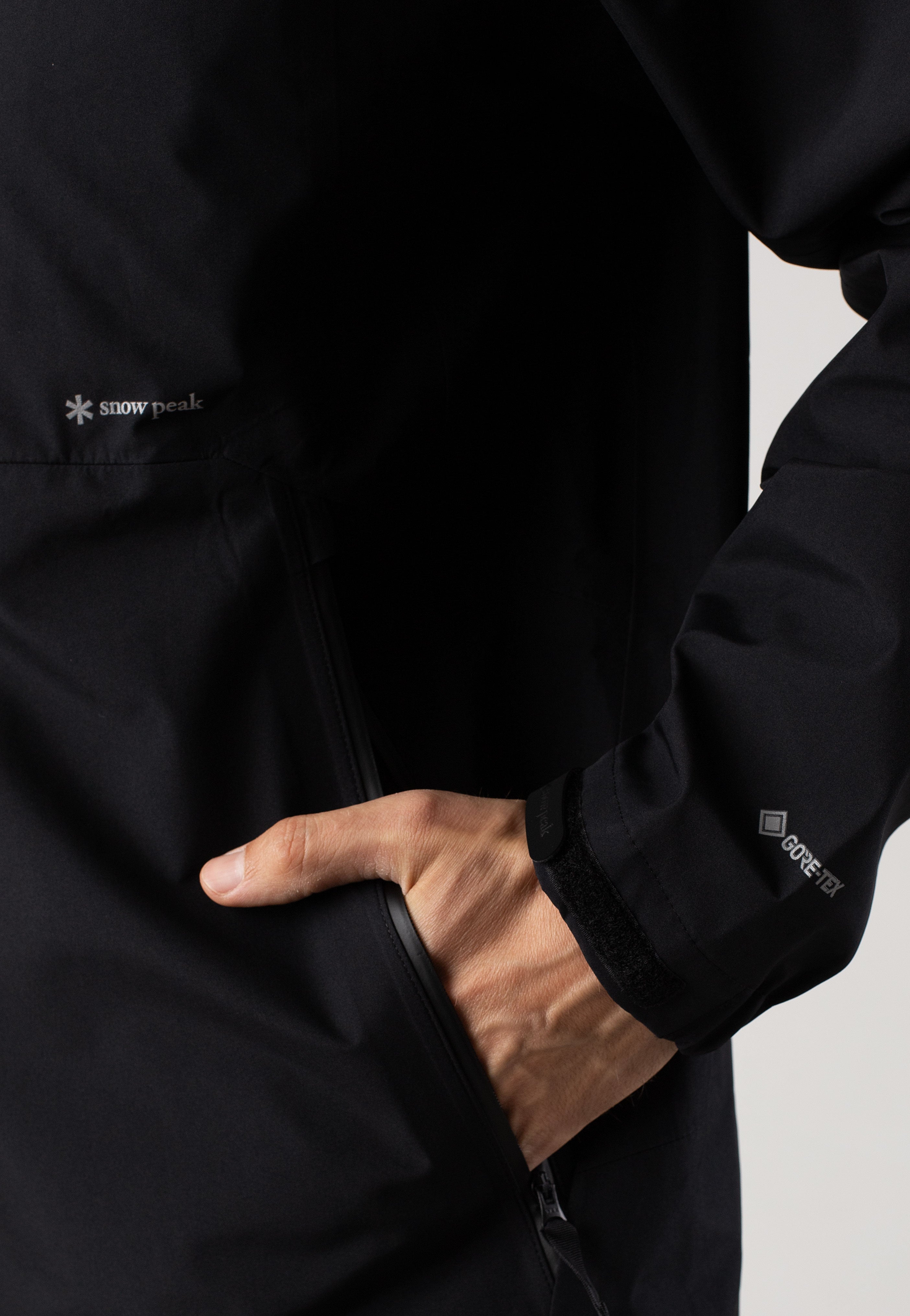 Snow Peak - Gore Tex Black - Windbreaker | Men-Image