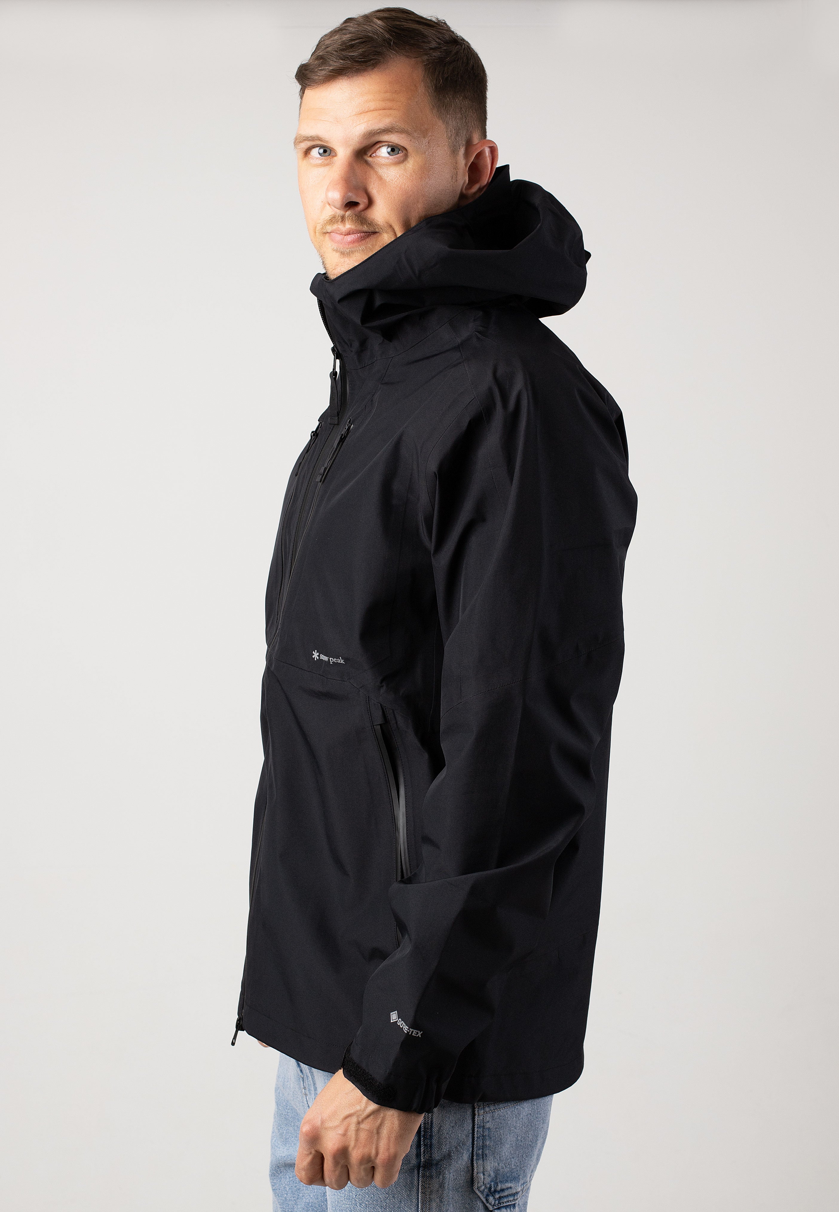 Snow Peak - Gore Tex Black - Windbreaker | Men-Image