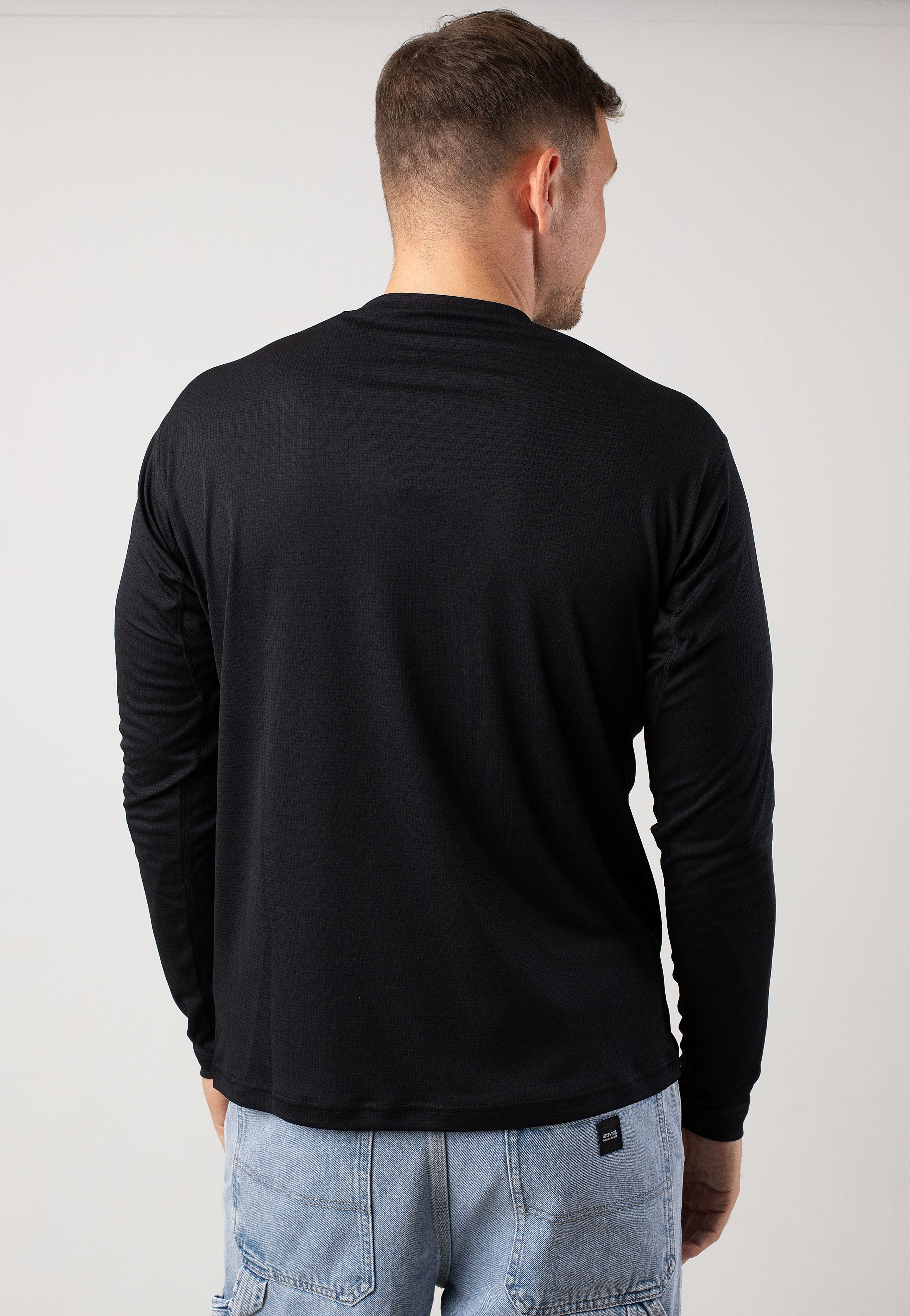 Snow Peak - Pe Power Dry Black - Longsleeve | Men-Image