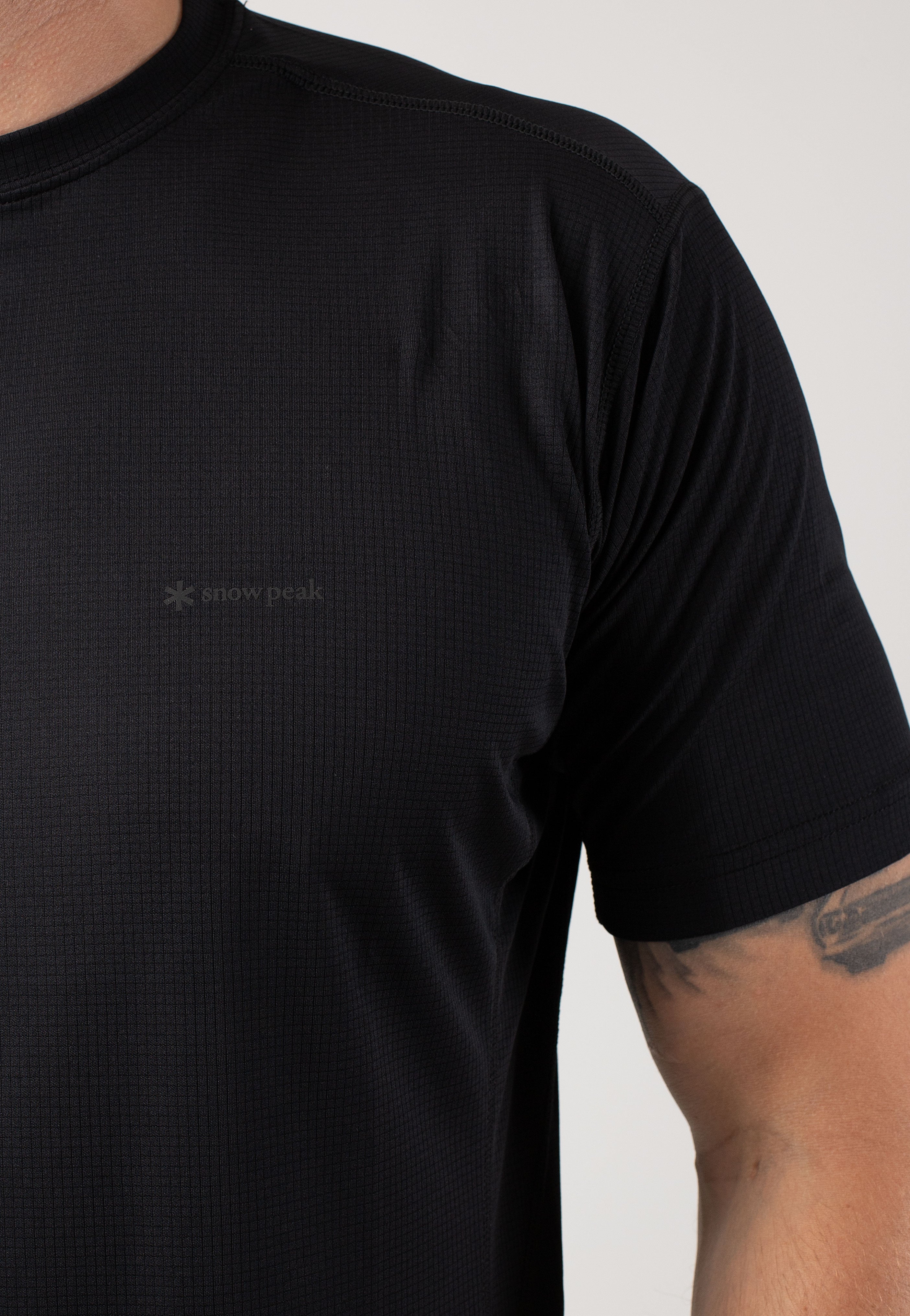 Snow Peak - Pe Power Dry Black - T-Shirt | Men-Image