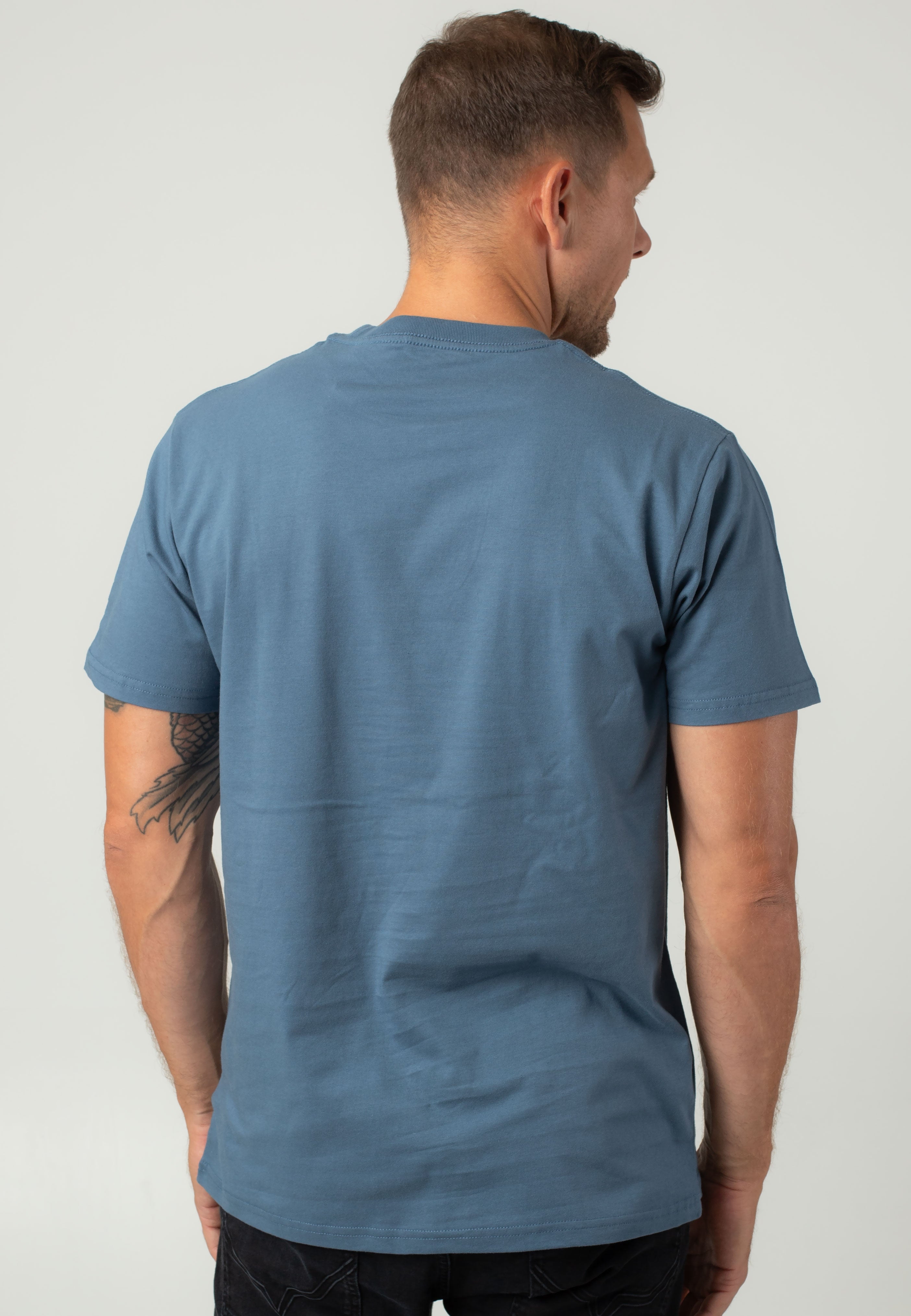 Snow Peak - Soft Cotton Logo Slateblue - T-Shirt | Men-Image