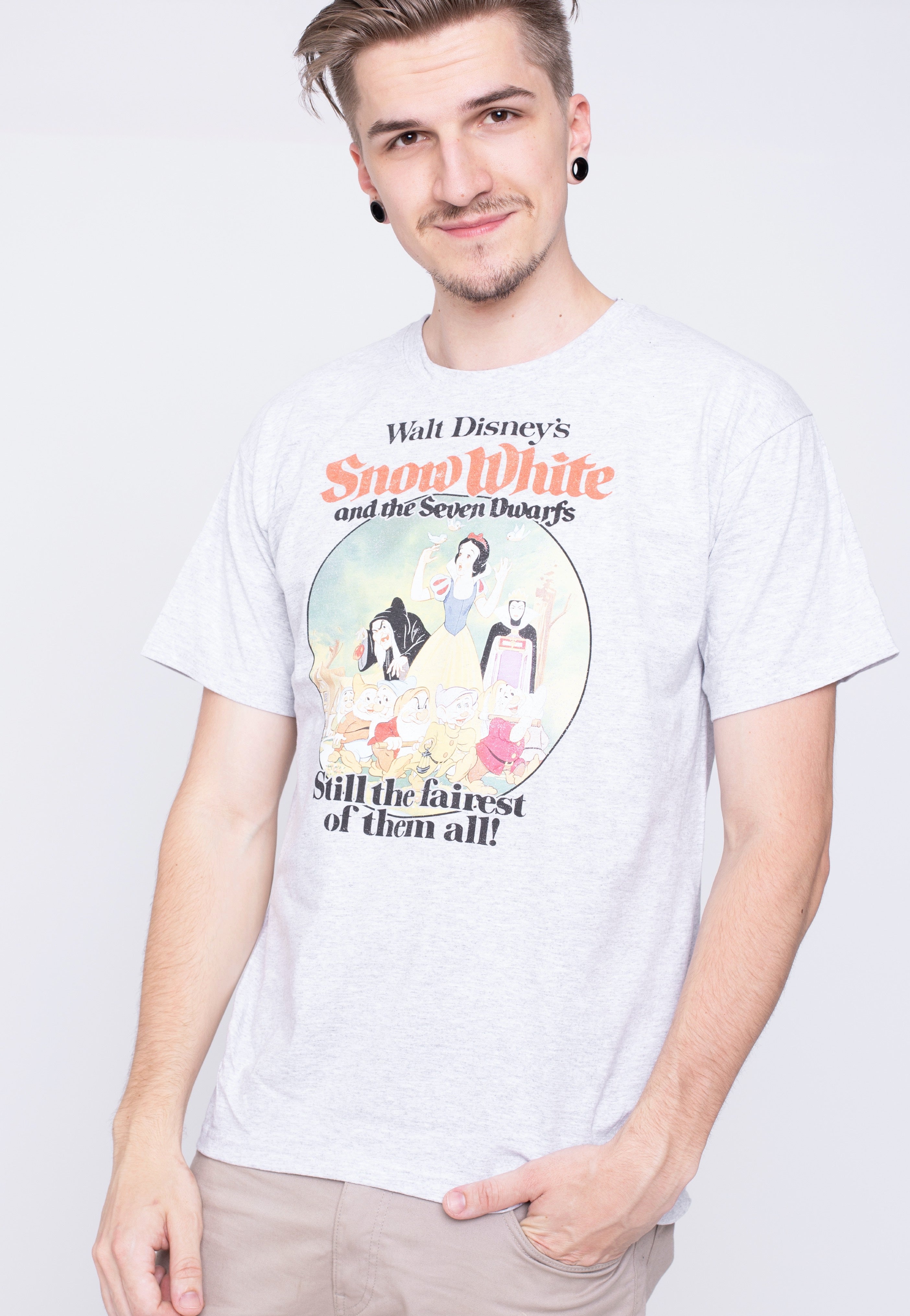 Snow White And The Seven Dwarfs - Fair Times Grey - T-Shirt | Men-Image