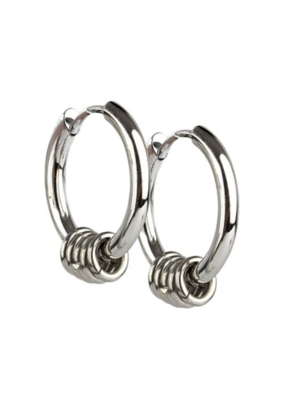 etNox - Rings Hoop Silver - Earrings | Neutral-Image