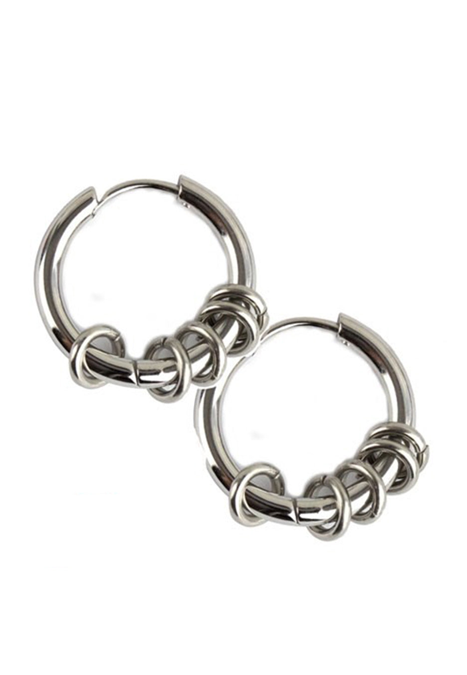 etNox - Rings Hoop Silver - Earrings | Neutral-Image