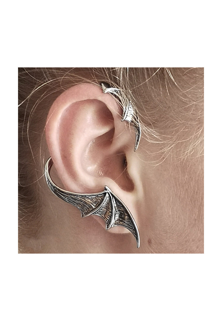 etNox - Fledermausflügel Rechtes Ohr Silver - Earrings | Neutral-Image