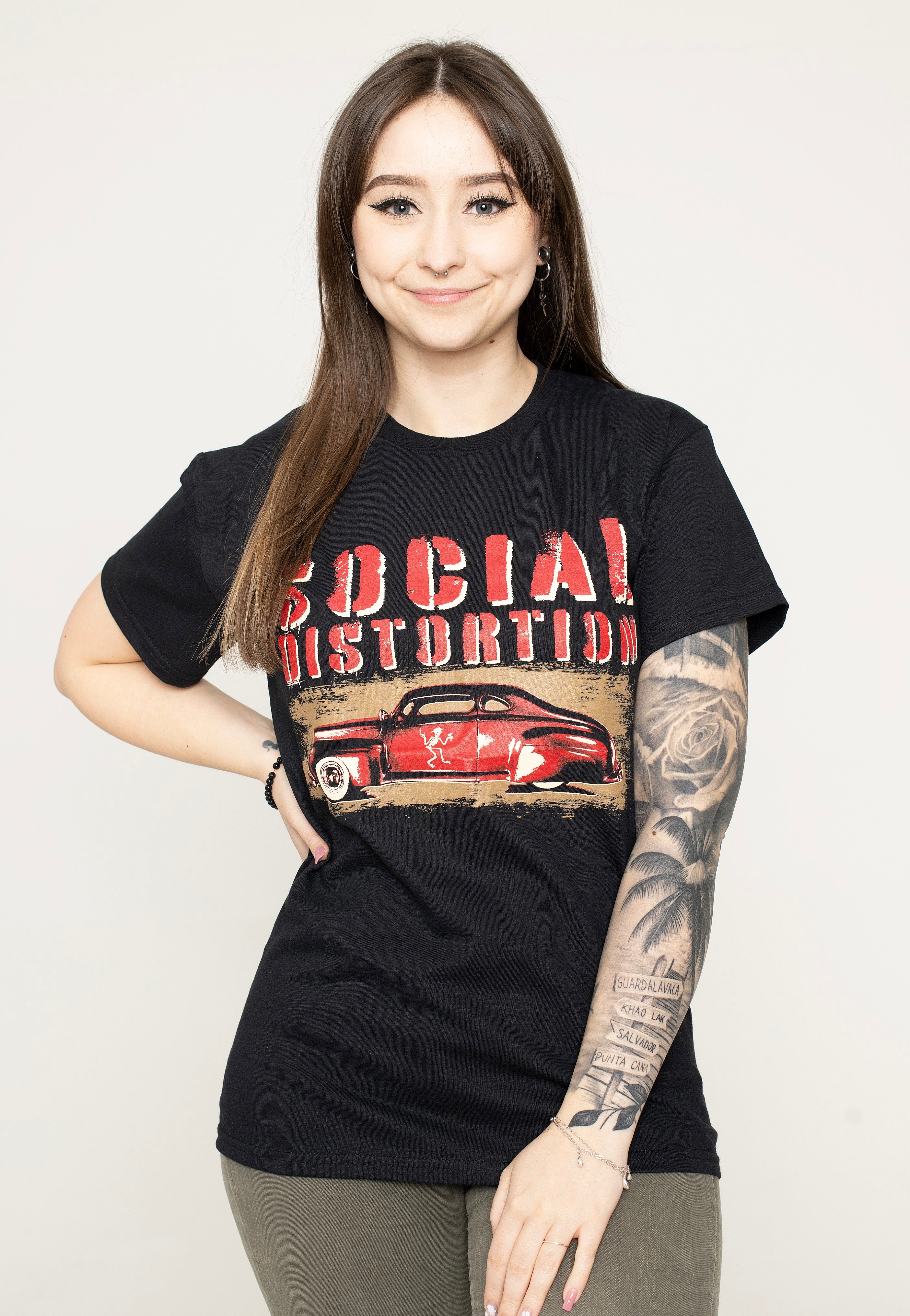 Social Distortion - Red Car - T-Shirt | Women-Image