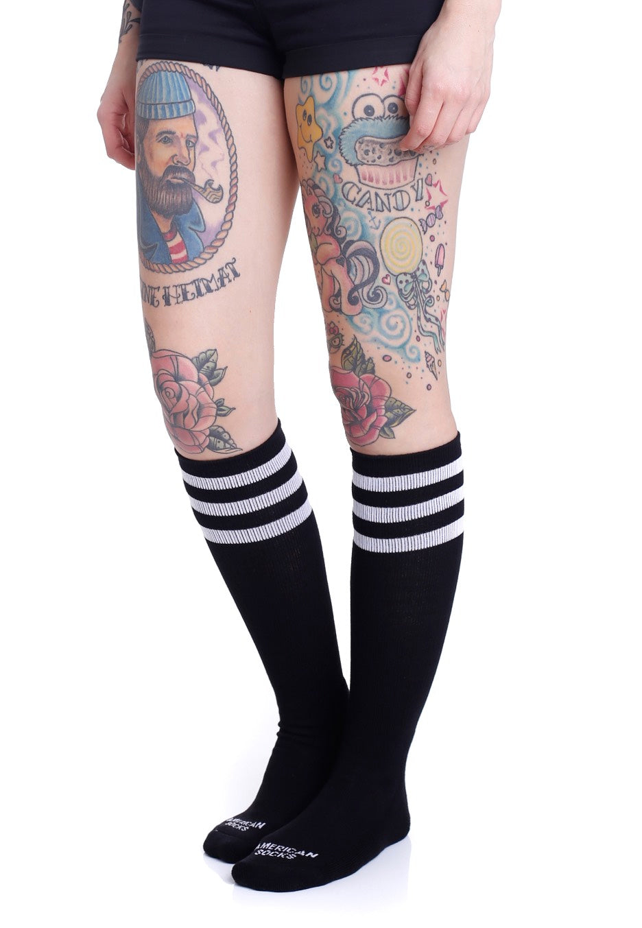 American Socks - Back In Black Knee High - Socks | Neutral-Image