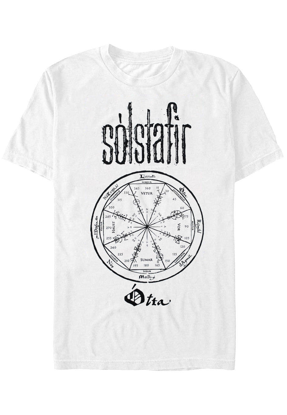 Solstafir - Eyktagram White - T-Shirt | Neutral-Image