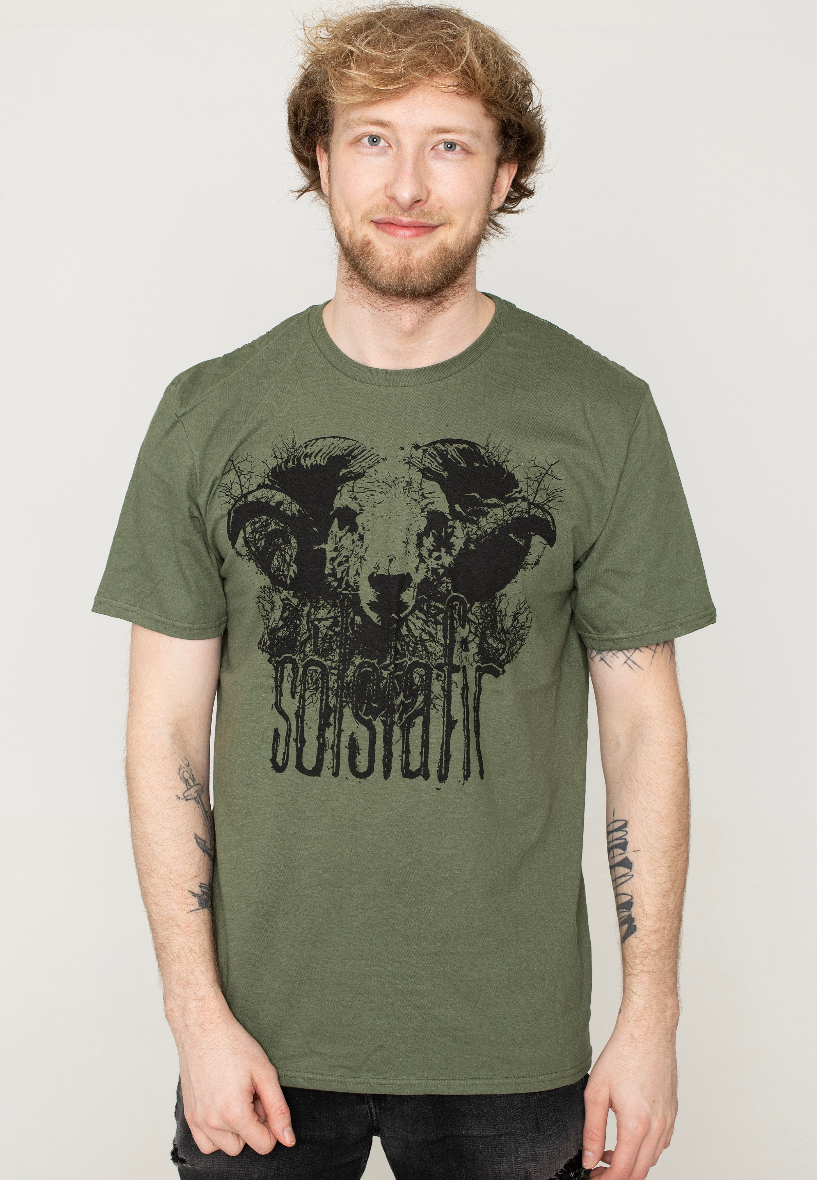 Solstafir - Ram Olive - T-Shirt | Men-Image